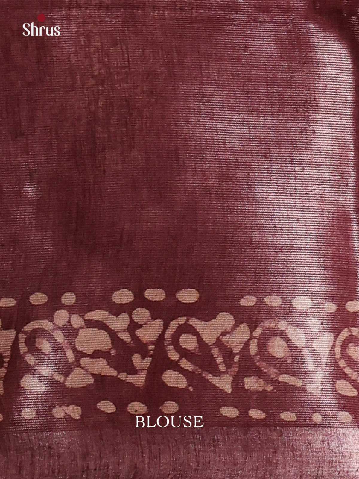 Pink & Brown- Bhatik Saree - Shop on Shrus.com
