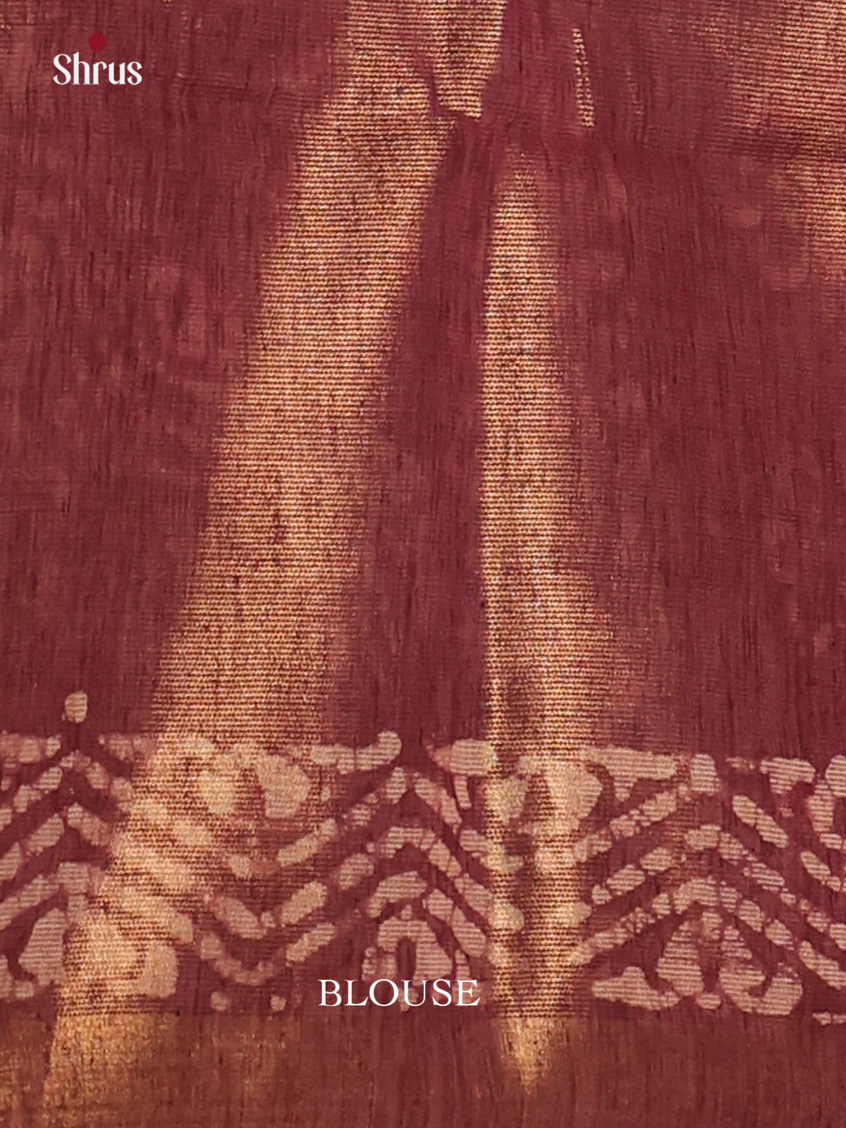 Pink & Brown- Bhatik Saree - Shop on Shrus.com