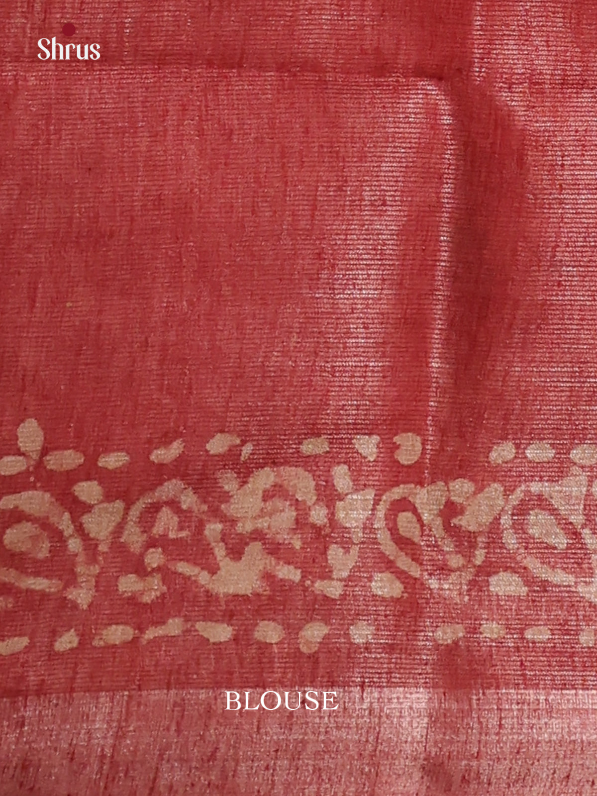 Elephant Grey & Red - Bhatik Saree - Shop on Shrus.com