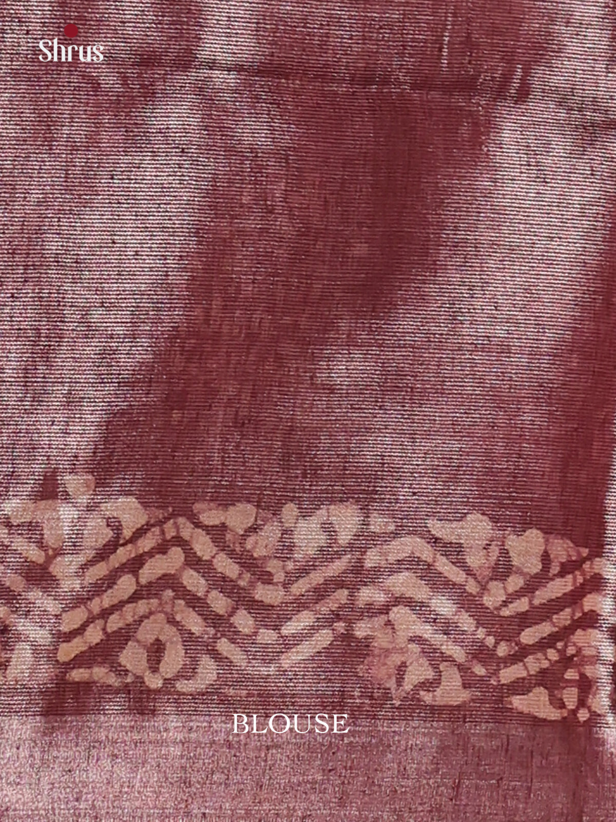 Pink & Brown - Bhatik Saree - Shop on Shrus.com