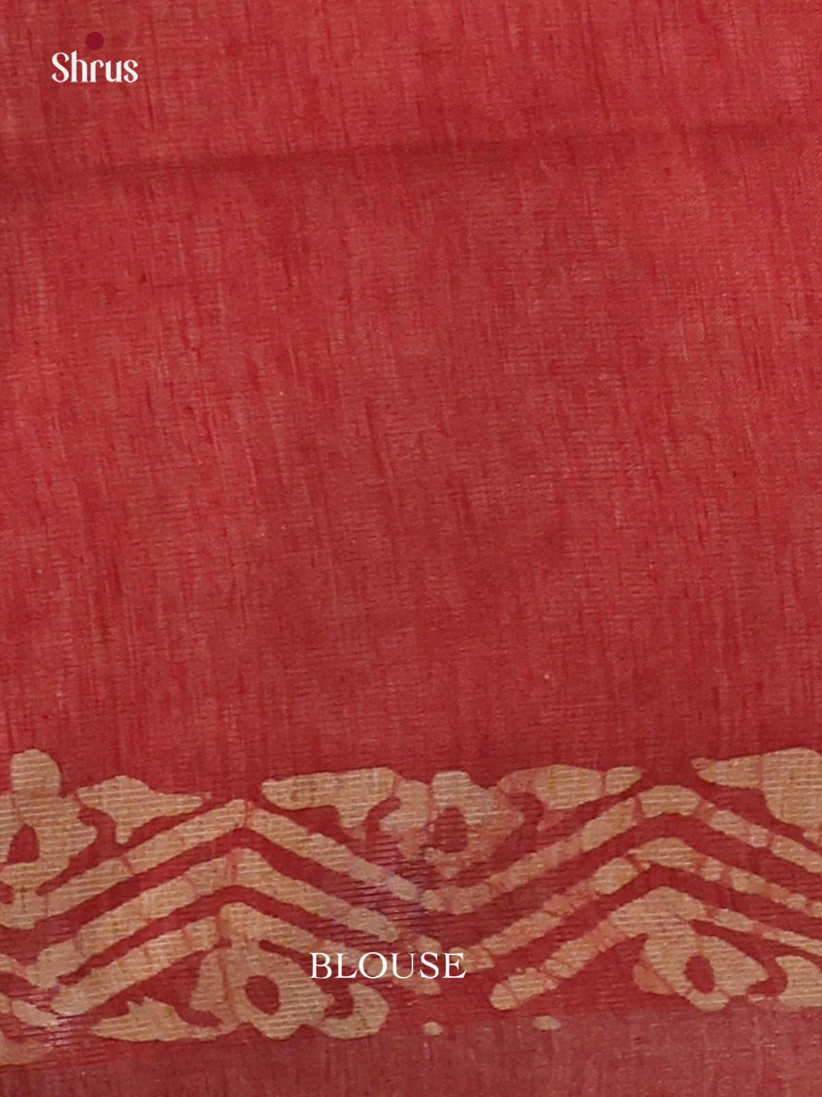 Elephant Grey & Red - Bhatik Saree - Shop on Shrus.com