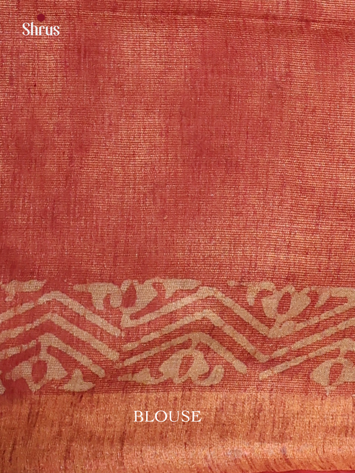 Elephant Black & Orangish Pink- Bhatik Saree - Shop on Shrus.com