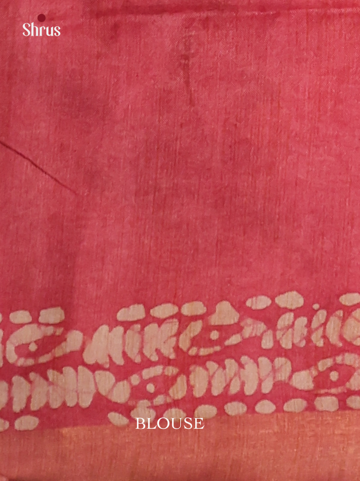 Blue & Red - Bhatik Saree - Shop on Shrus.com