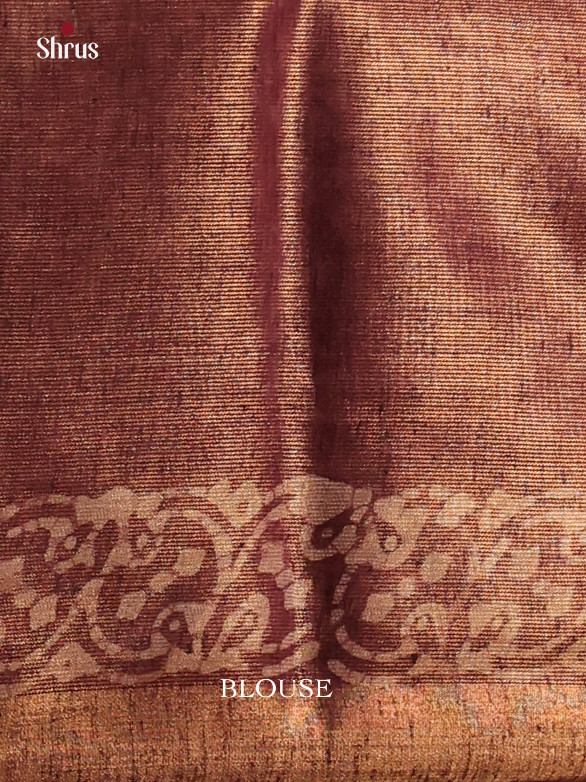 Pink & Brown- Bhatik Saree - Shop on Shrus.com