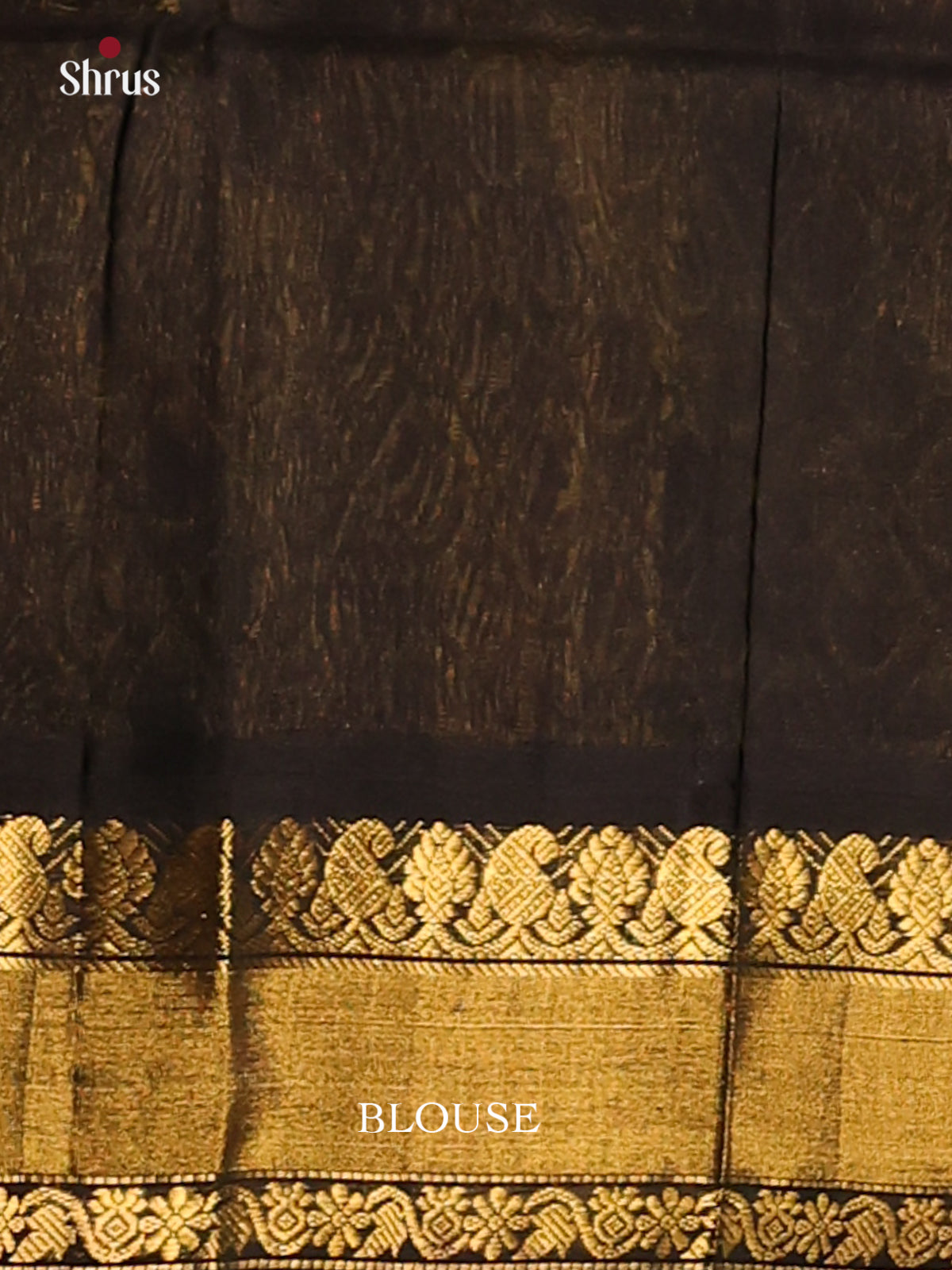 Vibrant Hot Pink & Black Silk Cotton Saree With Zari Woven Buttas -1