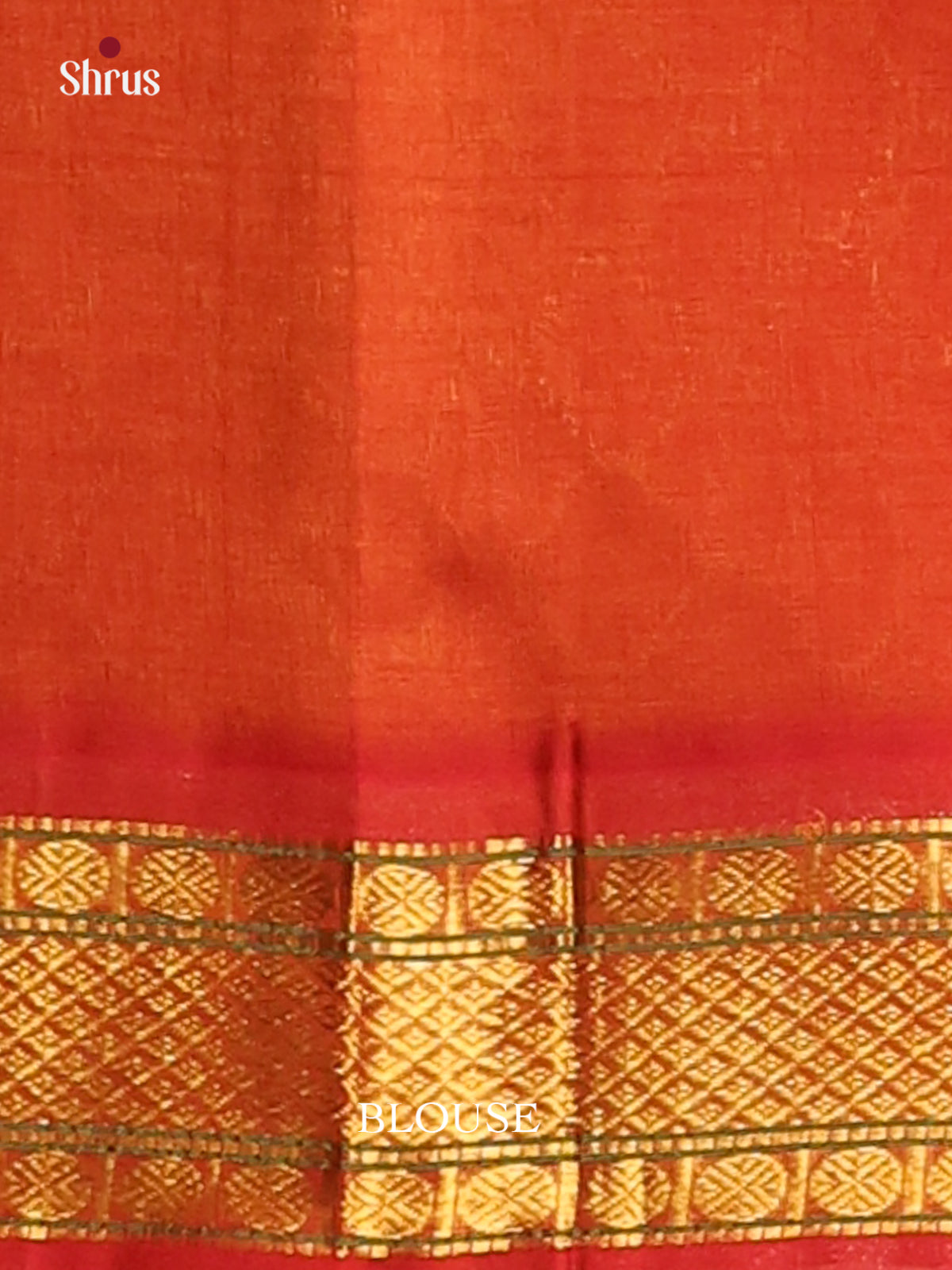 Chic Violet & Red Silk Cotton Saree with intricate checks, Contrast Border & Zari Pallu - Shop on Shrus.com