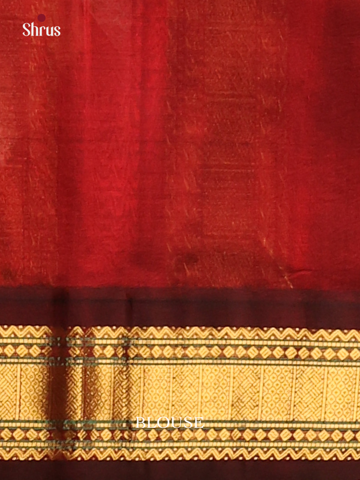 Pretty Dusty Brown checkered Silk Cotton Saree with ganga jamuna zari border - Shop on Shrus.com