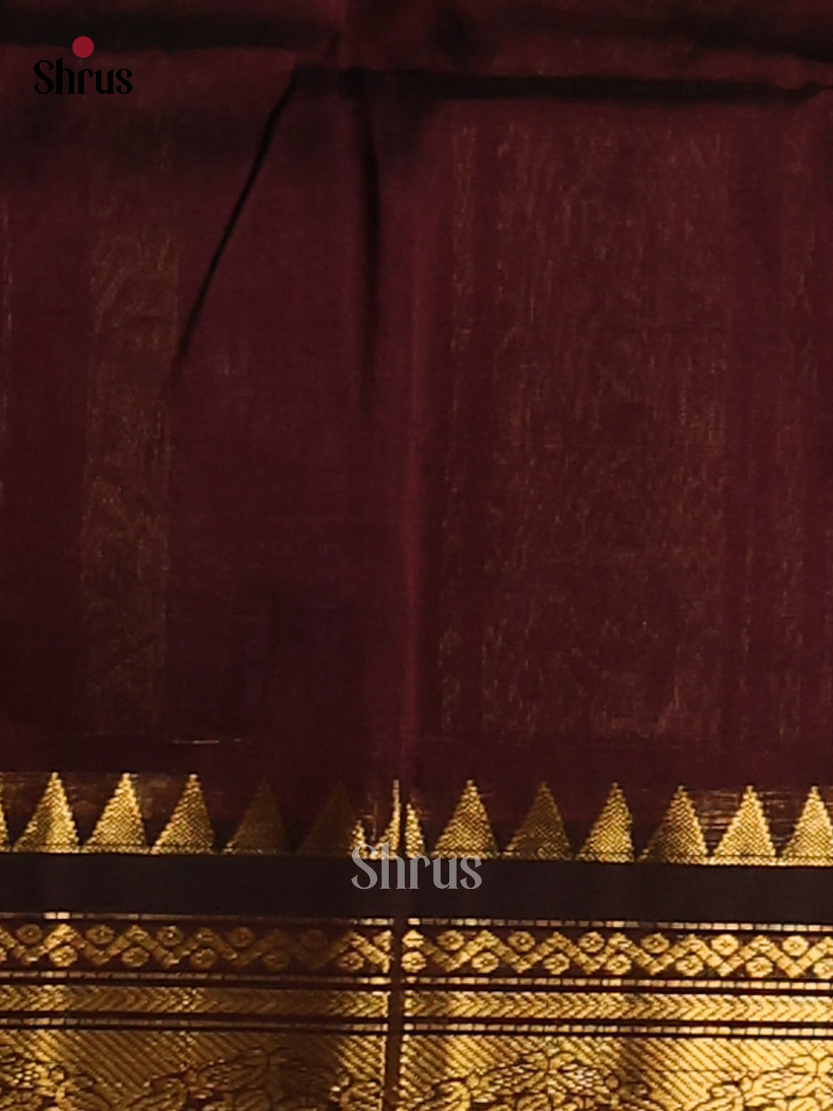 Radiant Lavender Silk Cotton Saree with zari podi kattam & contrast Brown Zari Border - Shop on Shrus.com