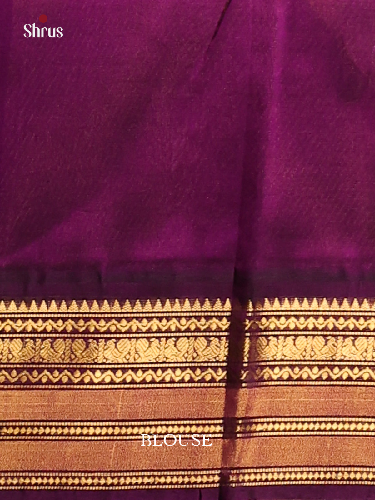 Beautiful Yellow Silk Cotton Saree with Purple Zari Border & Traditional Brocade Pallu - Shop on Shrus.com