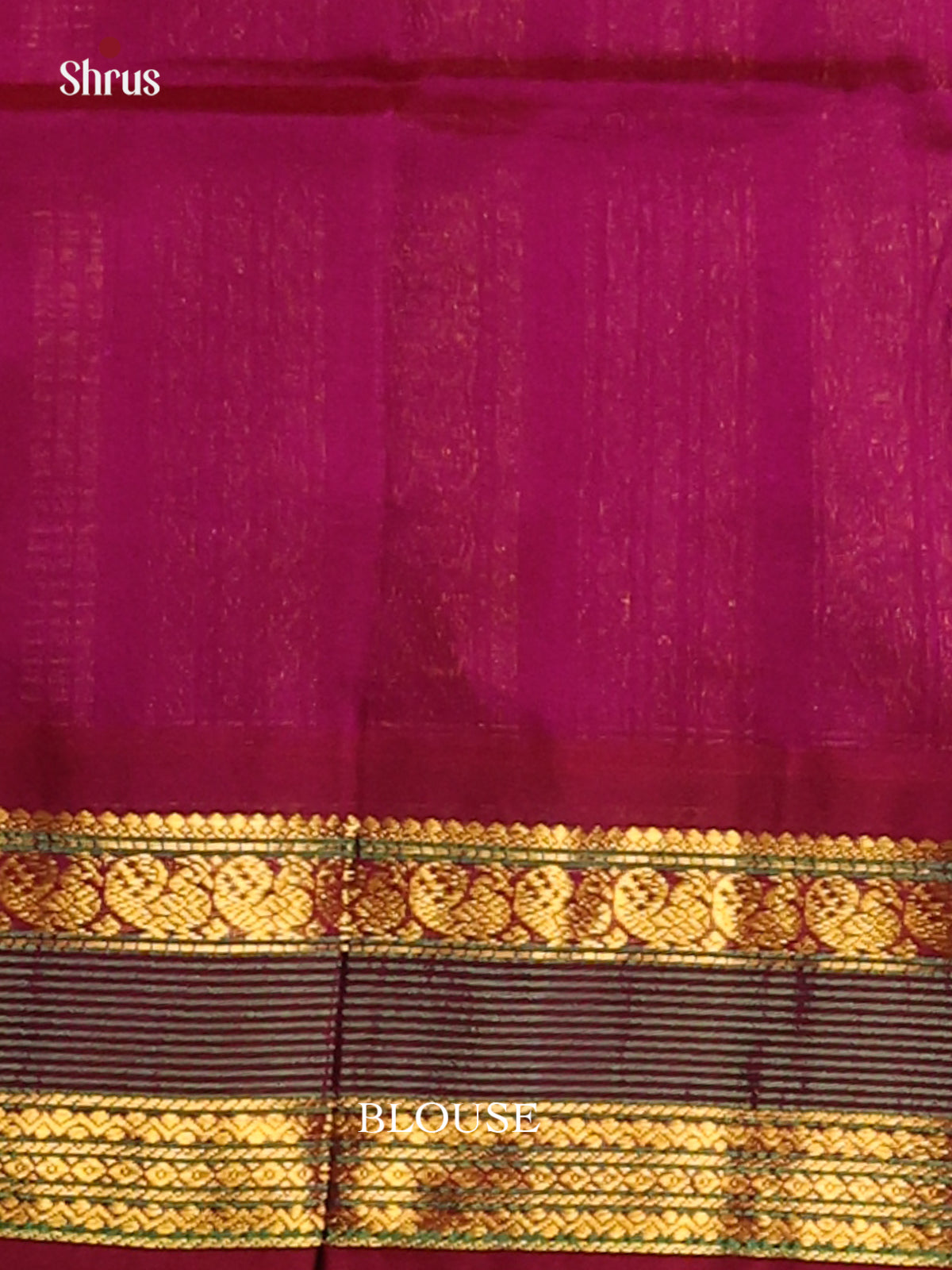 Radiant Orange Silk Cotton Saree with Purple zari striped Pallu -1