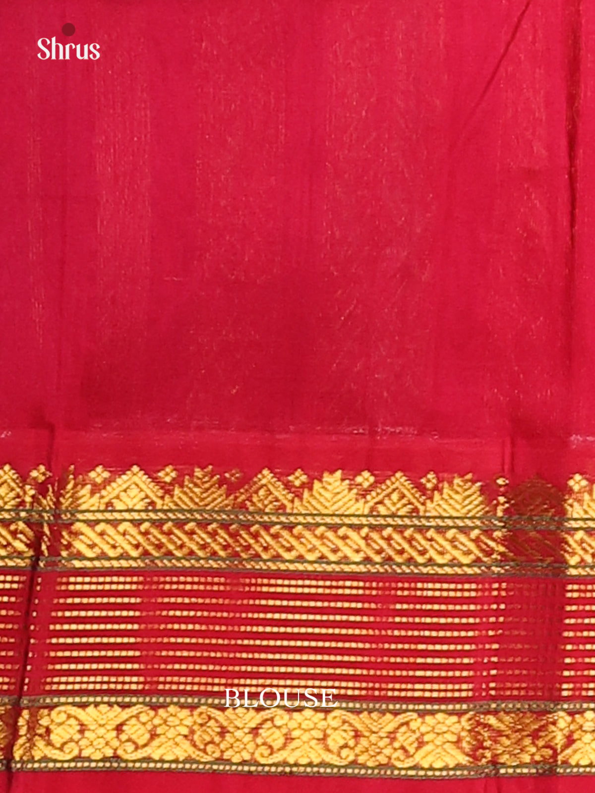 Beautiful Green Silk Cotton Saree with contrast Red Rettaipet zari border 1