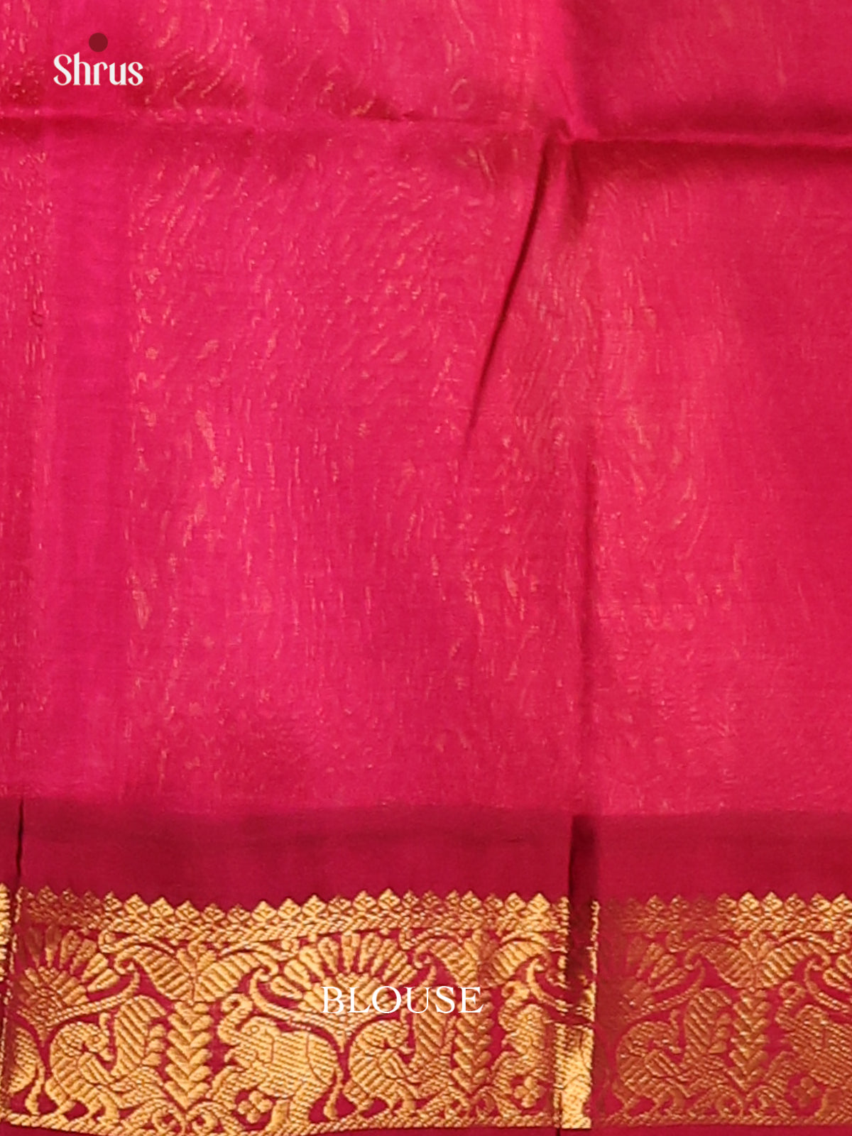 Shimmery Lite Green Silk Cotton Saree with gold zari peacock & elephant buttas - Shop on Shrus.com