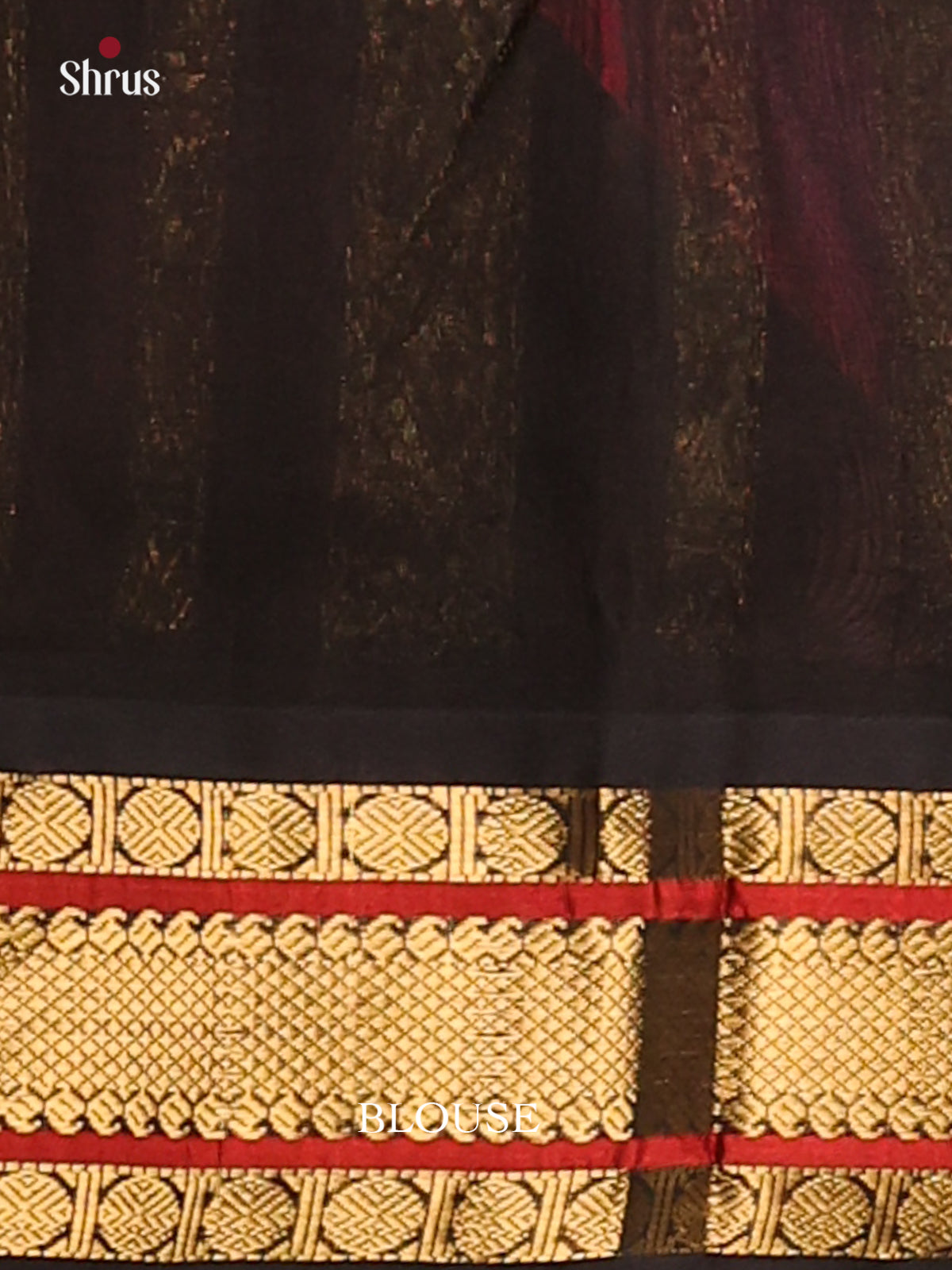 Deep Pink Silk Cotton Saree with simple plain body , black zari border -1