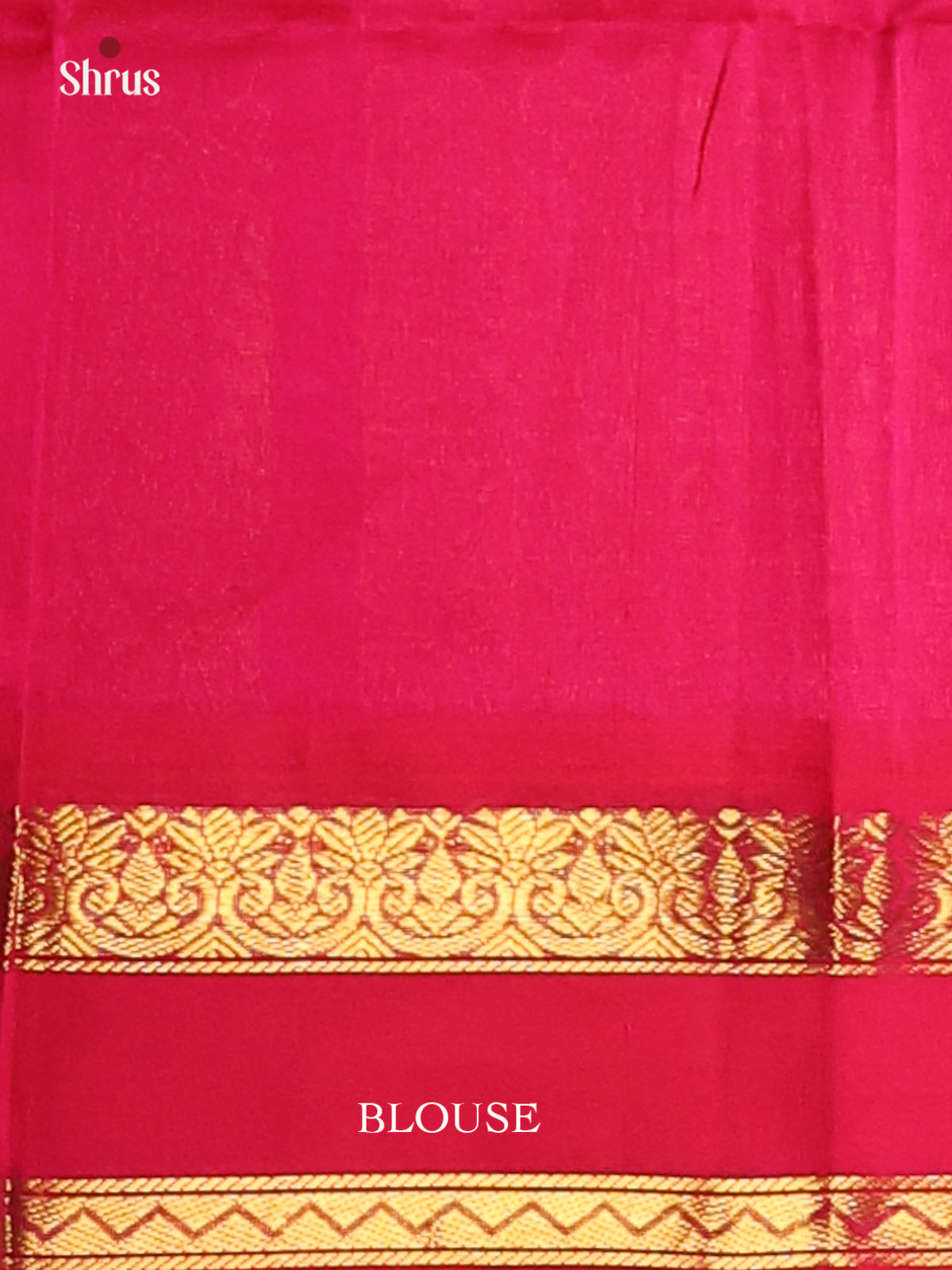 Luminous Mustard Silk Cotton Saree with pink rettaipet zari border - Shop on Shrus.com
