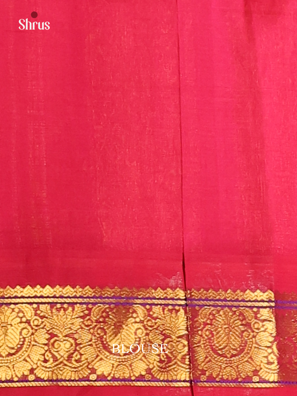 Lustrous Yellow & Red Silk Cotton Saree with floral vines zari woven border - Shop on Shrus.com