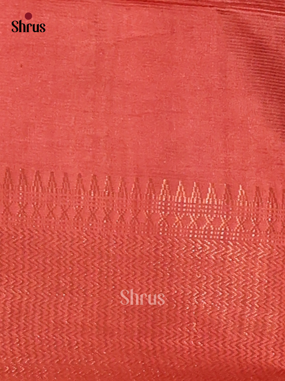 Black & Orange - Shibori Saree - Shop on Shrus.com