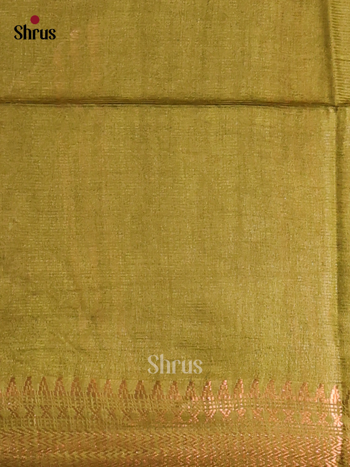 Brown & Green- shibori saree - Shop on Shrus.com