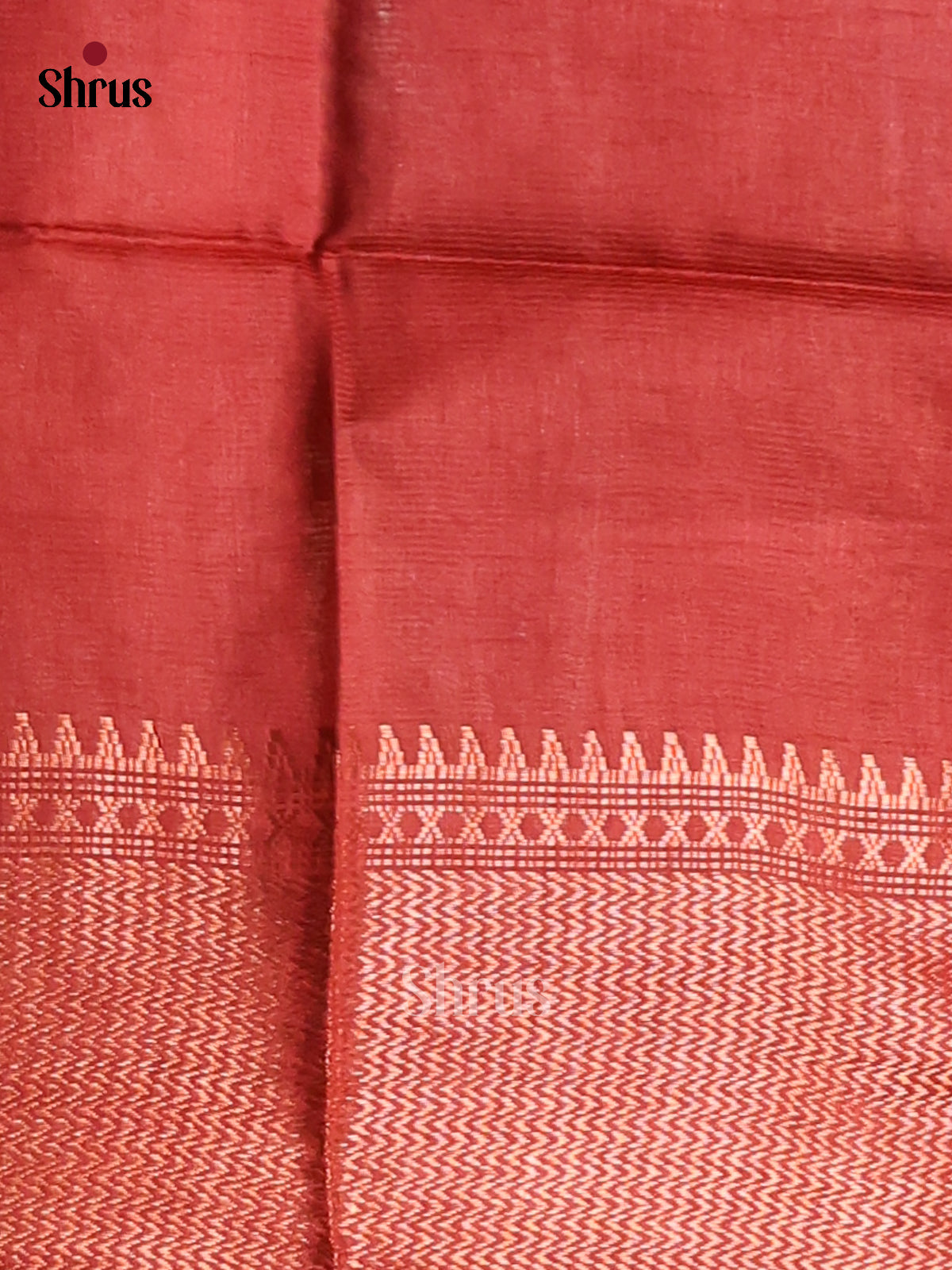 Blue with Orangish Pink- shibori saree - Shop on Shrus.com