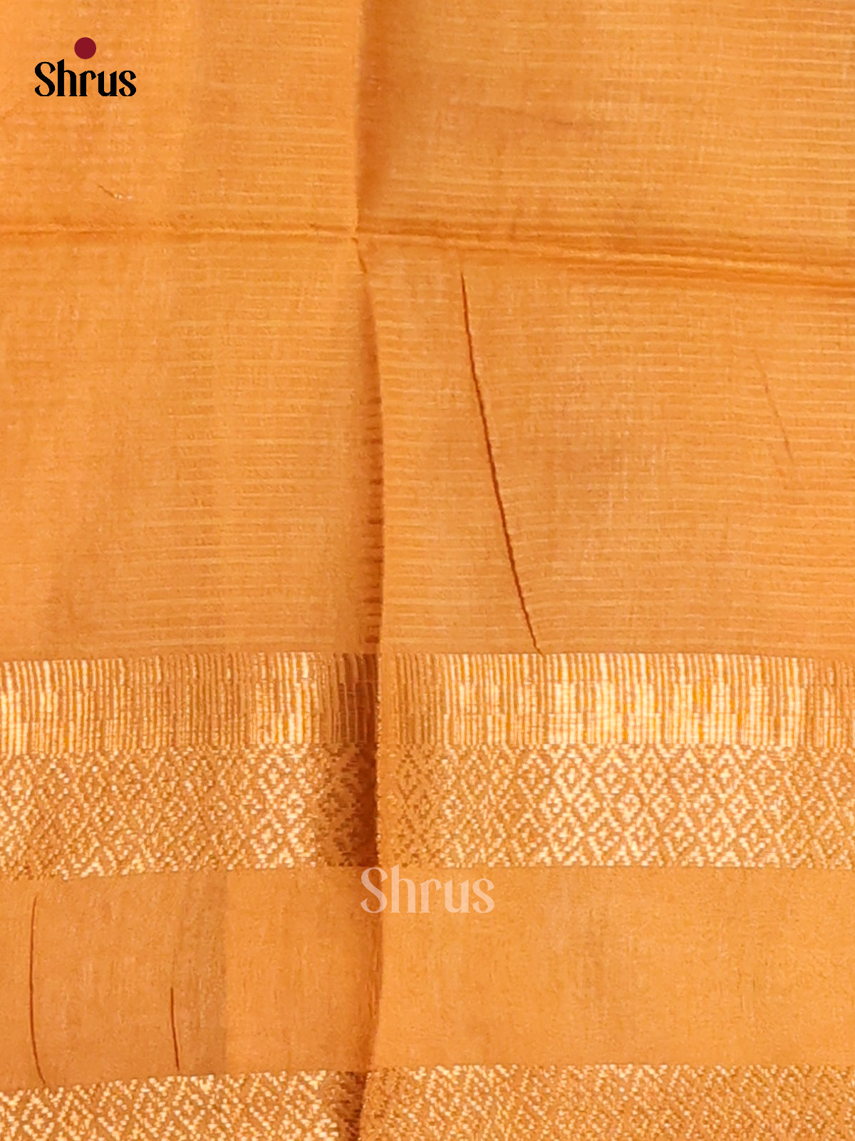 Brown with Brick - shibori saree - Shop on Shrus.com