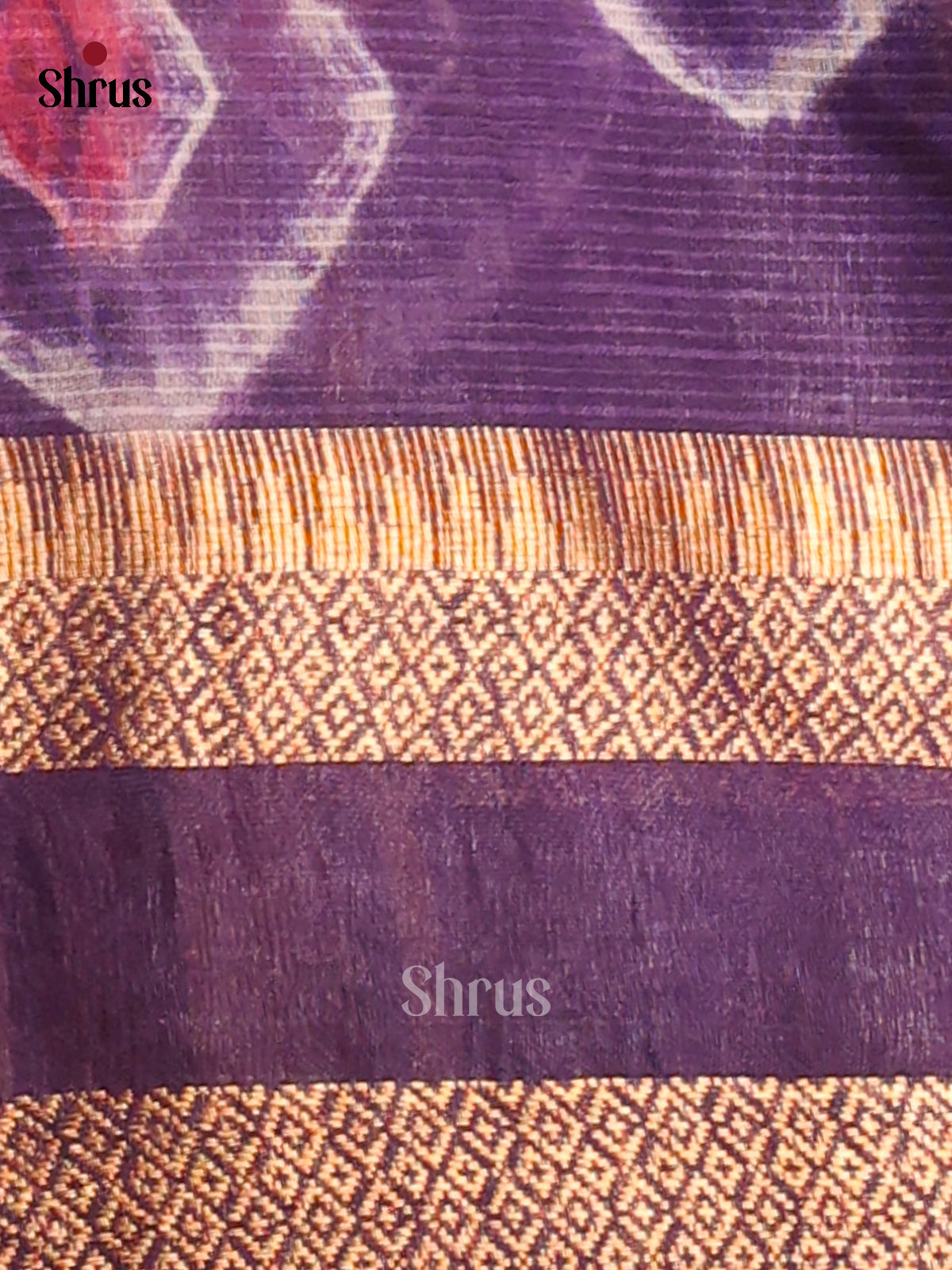 Violet - Shibori Saree - Shop on Shrus.com
