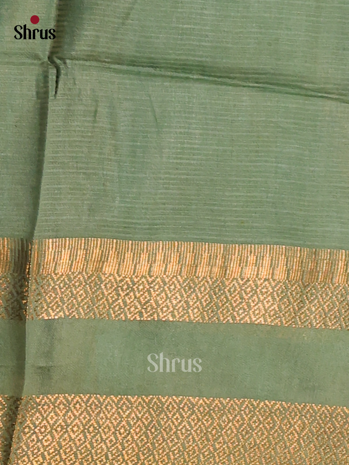 Green & Grey Green - shibori saree - Shop on Shrus.com
