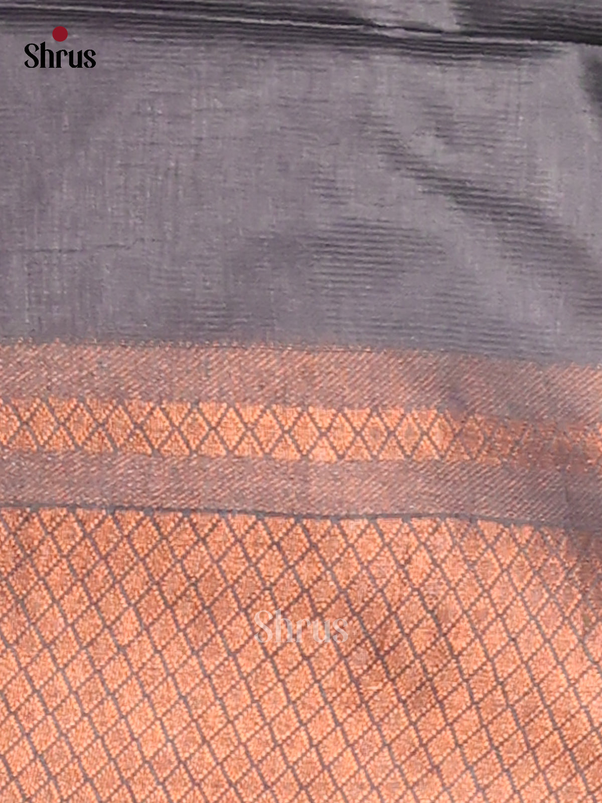 Cream & Grey- Shibori Saree - Shop on Shrus.com