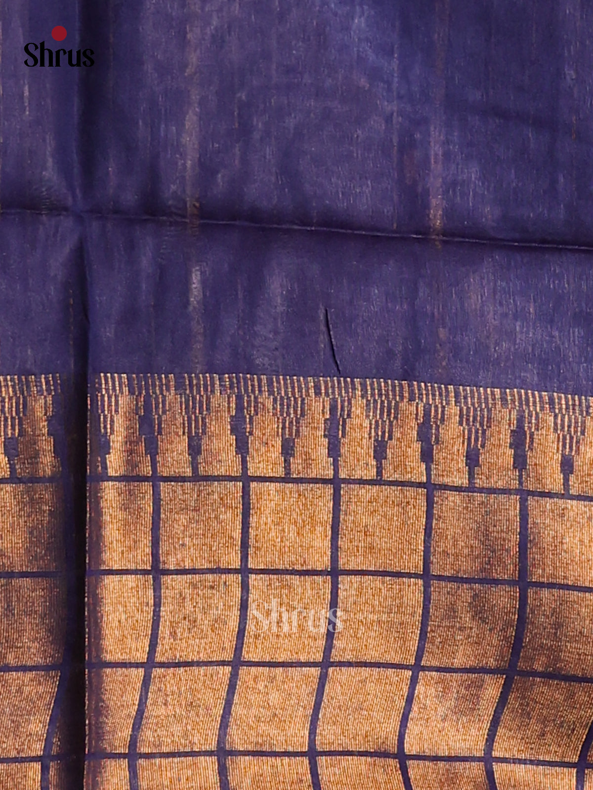 Lite & Dark Blue - shibori saree - Shop on Shrus.com