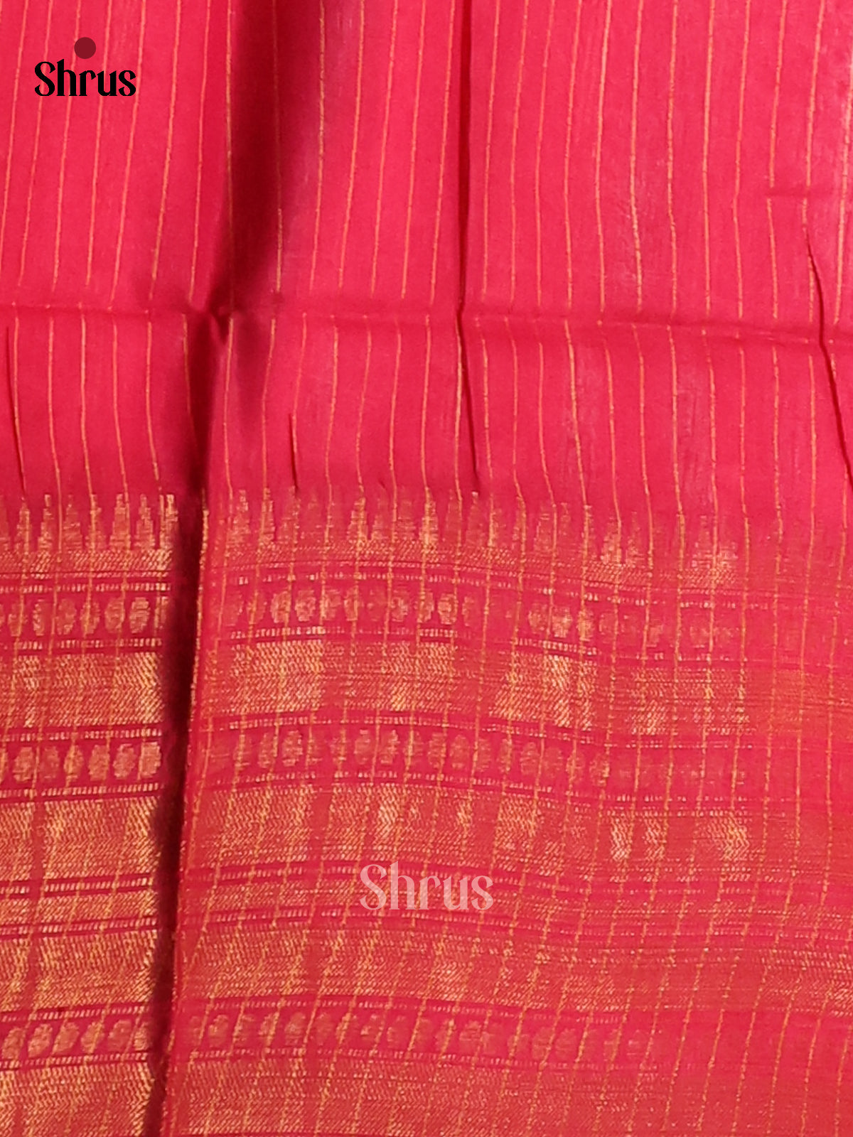 White & Pink - shibori saree - Shop on Shrus.com