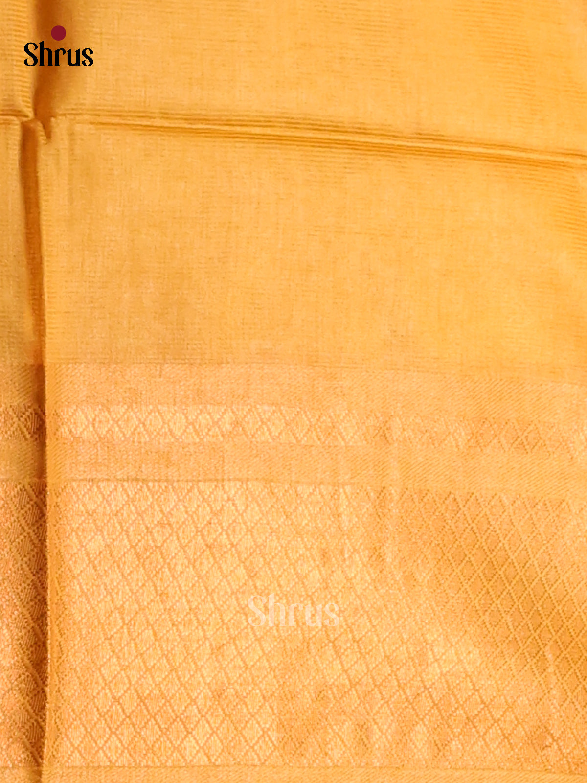 White & Mustard- shibori saree - Shop on Shrus.com