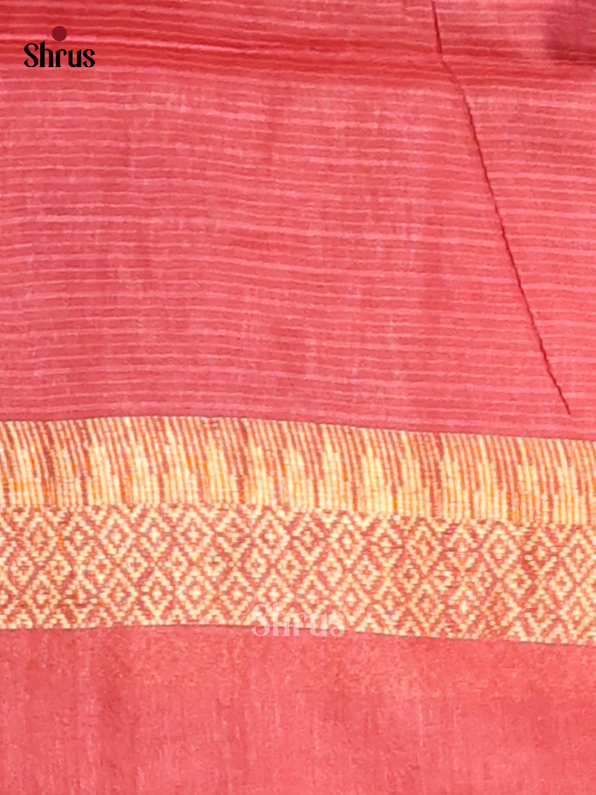 Maroon & Pink - Shibori Saree - Shop on Shrus.com