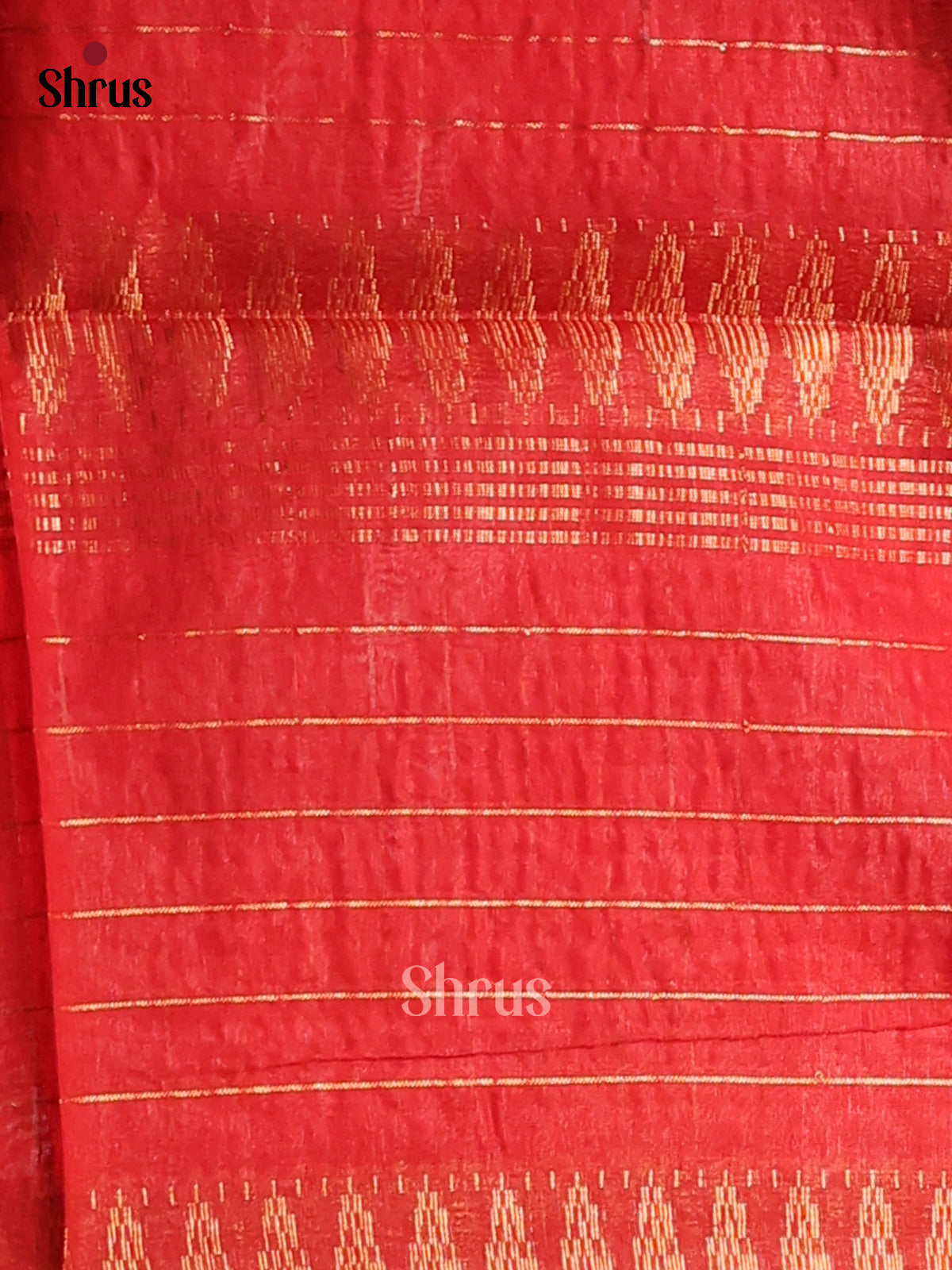 Black & Red- shibori saree - Shop on Shrus.com