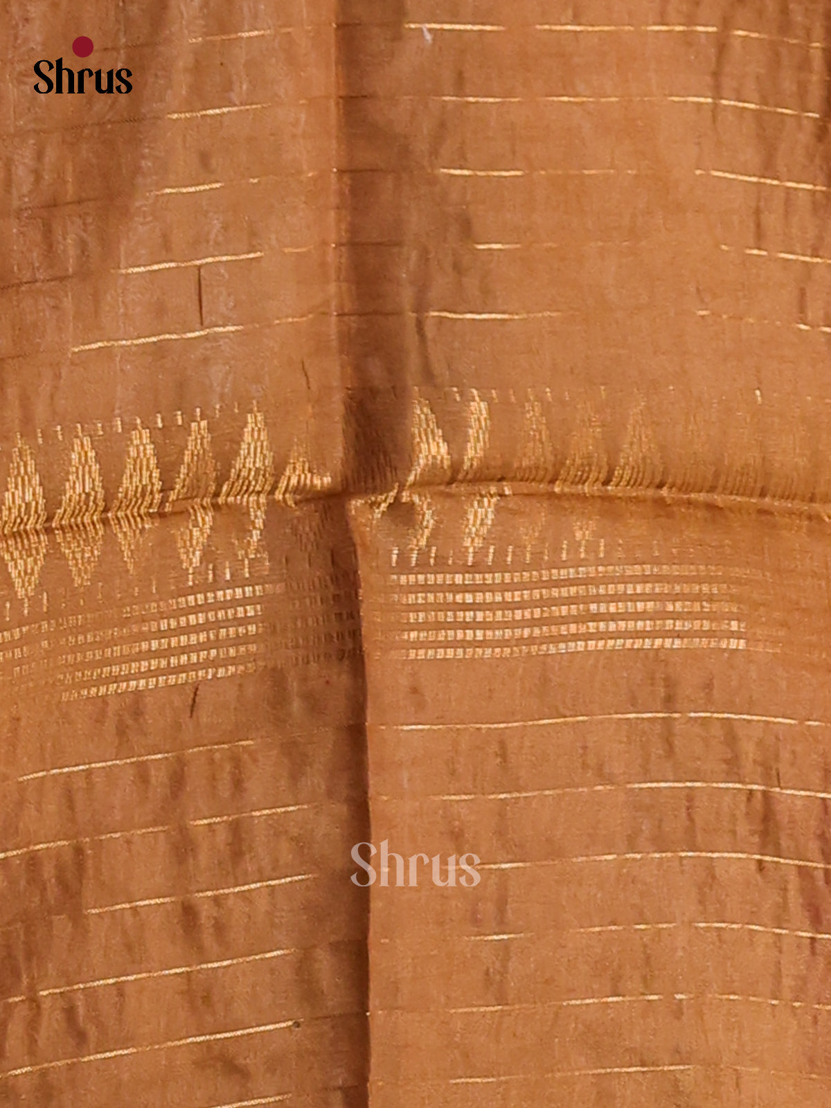 Maroon & Beige - shibori saree - Shop on Shrus.com