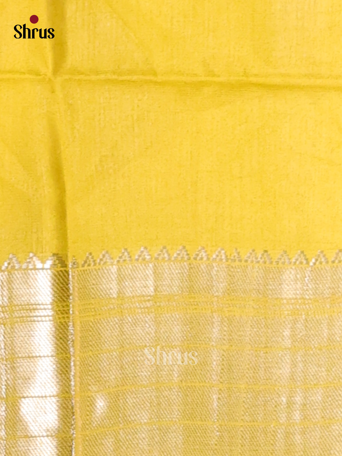 Brown & Yellow - Shibori Saree - Shop on Shrus.com