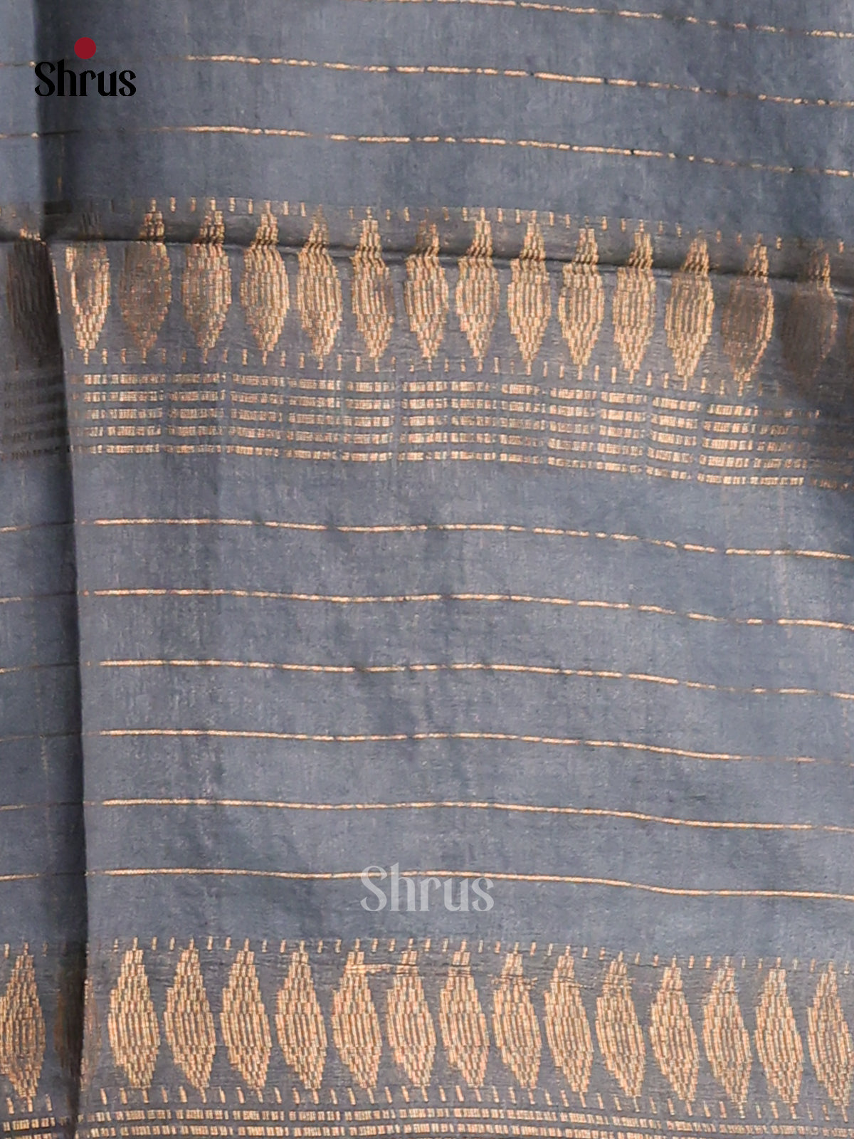 Black with Grey- shibori saree - Shop on Shrus.com