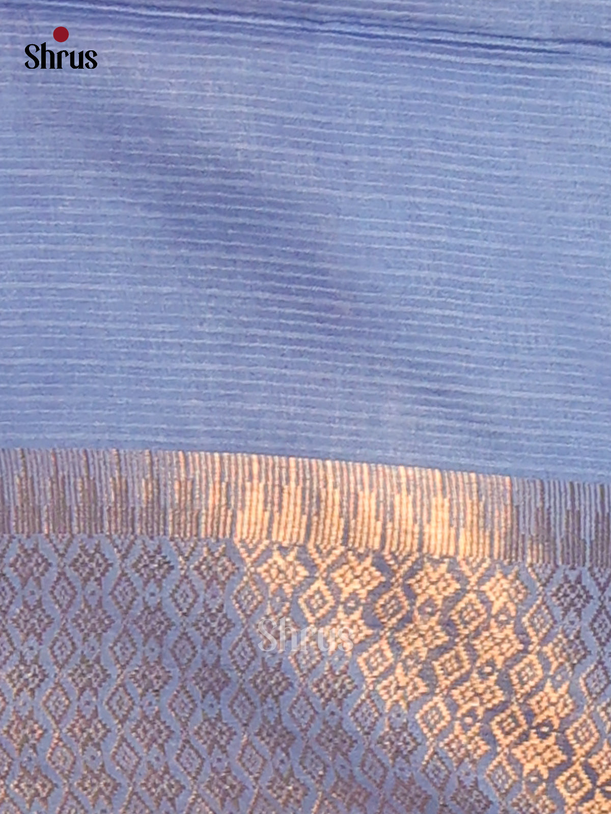 Violet with Lite Blue - Shibori Saree - Shop on Shrus.com
