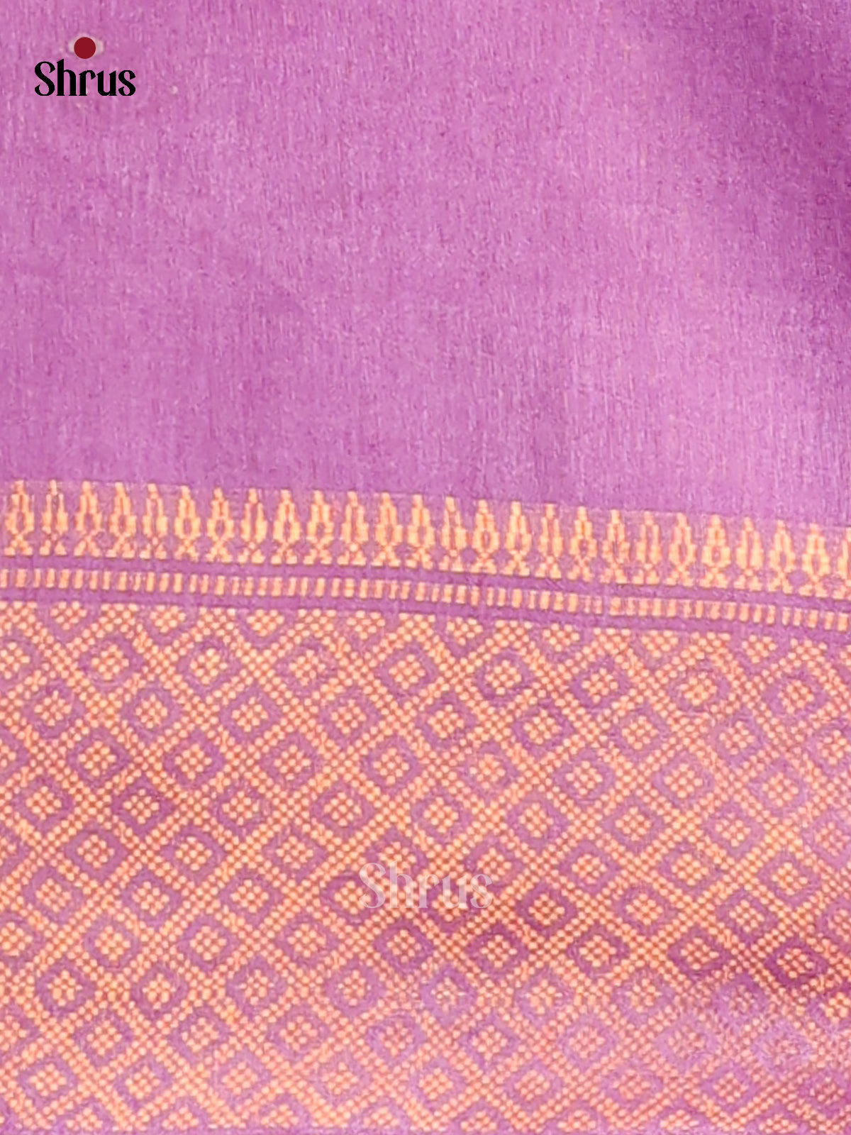 Violet with Purple - Shibori Saree - Shop on Shrus.com