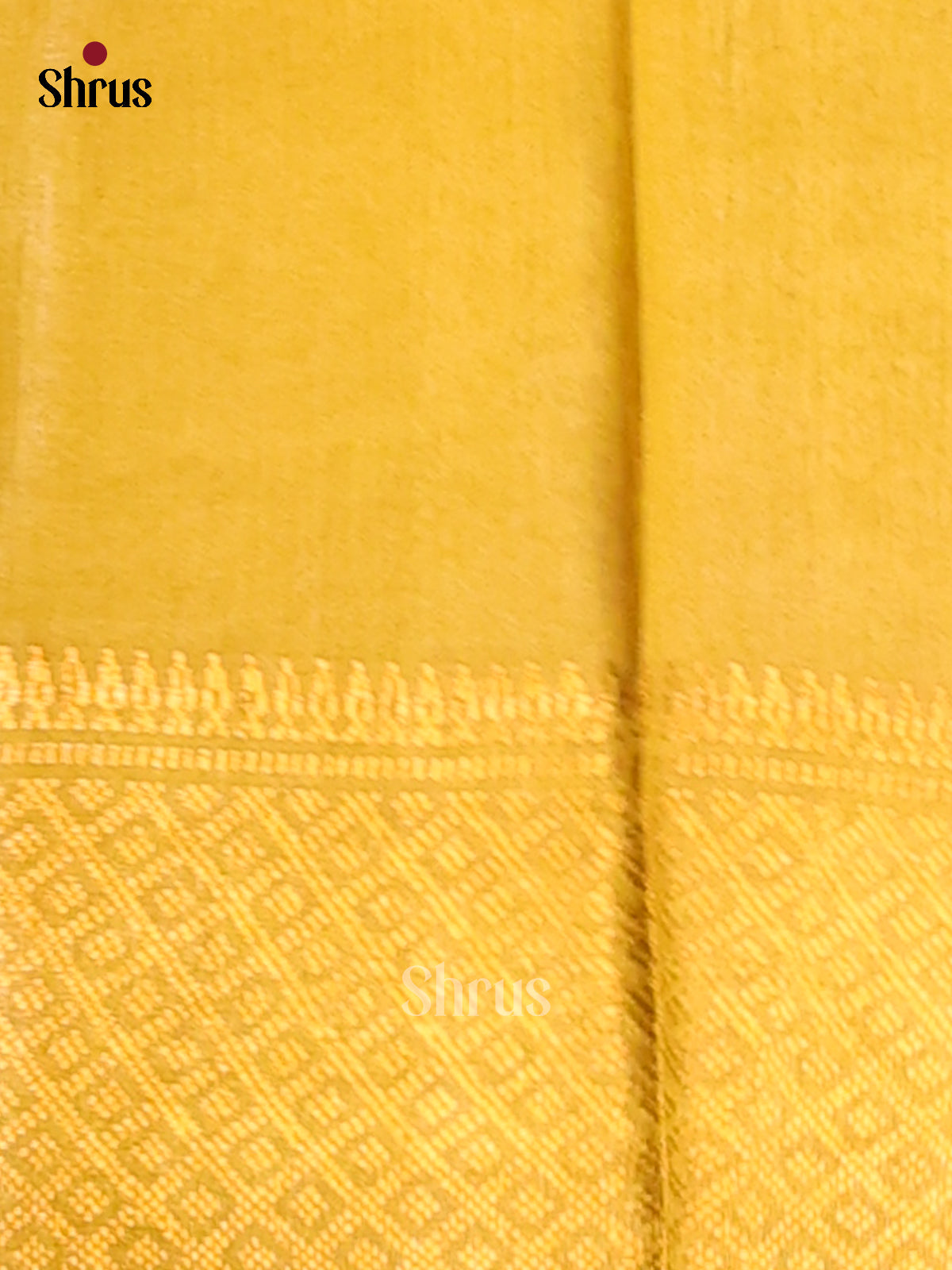 Brown with Mustard - Shibori Saree - Shop on Shrus.com