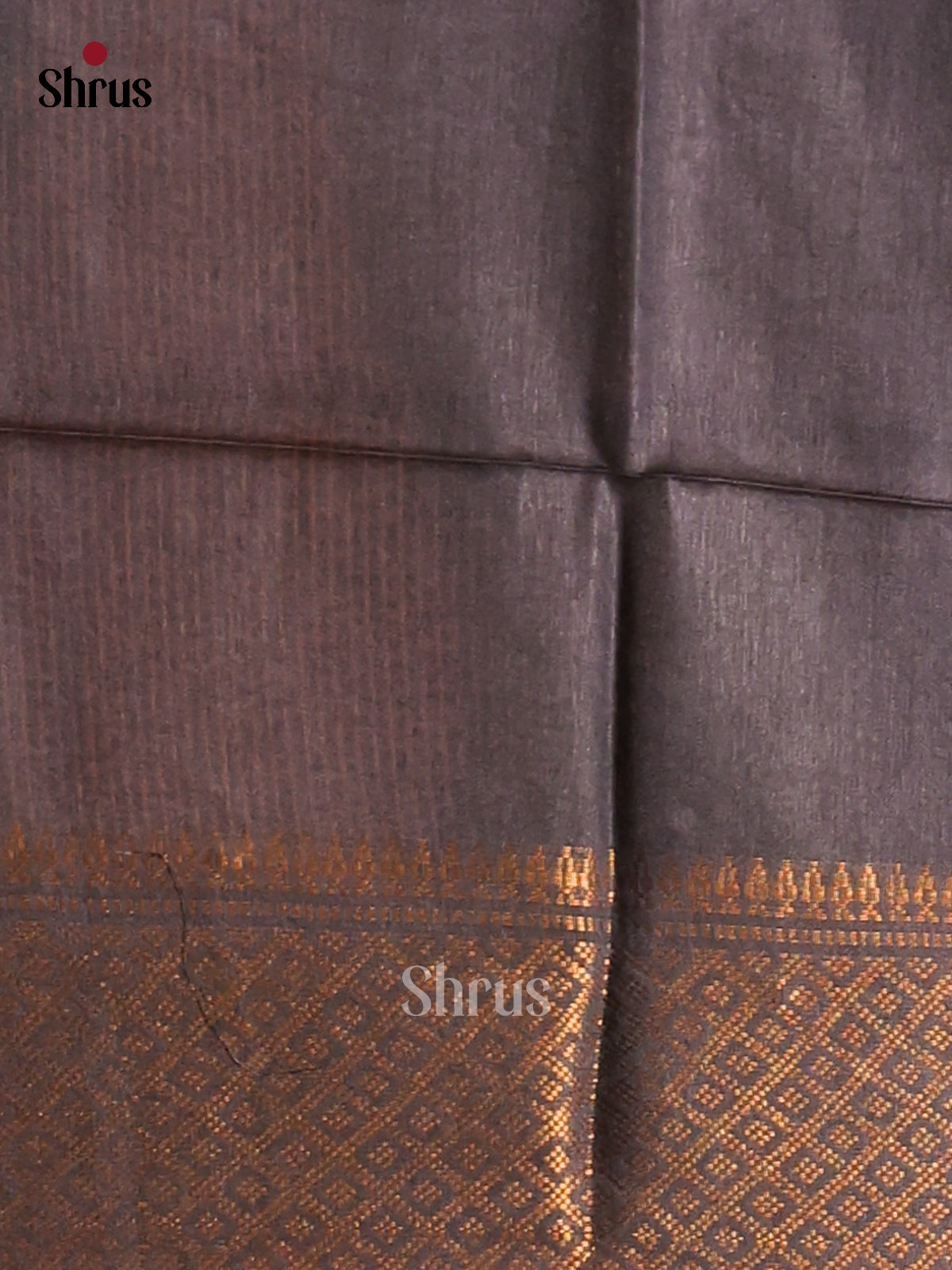 Black with Grey- shibori saree - Shop on Shrus.com
