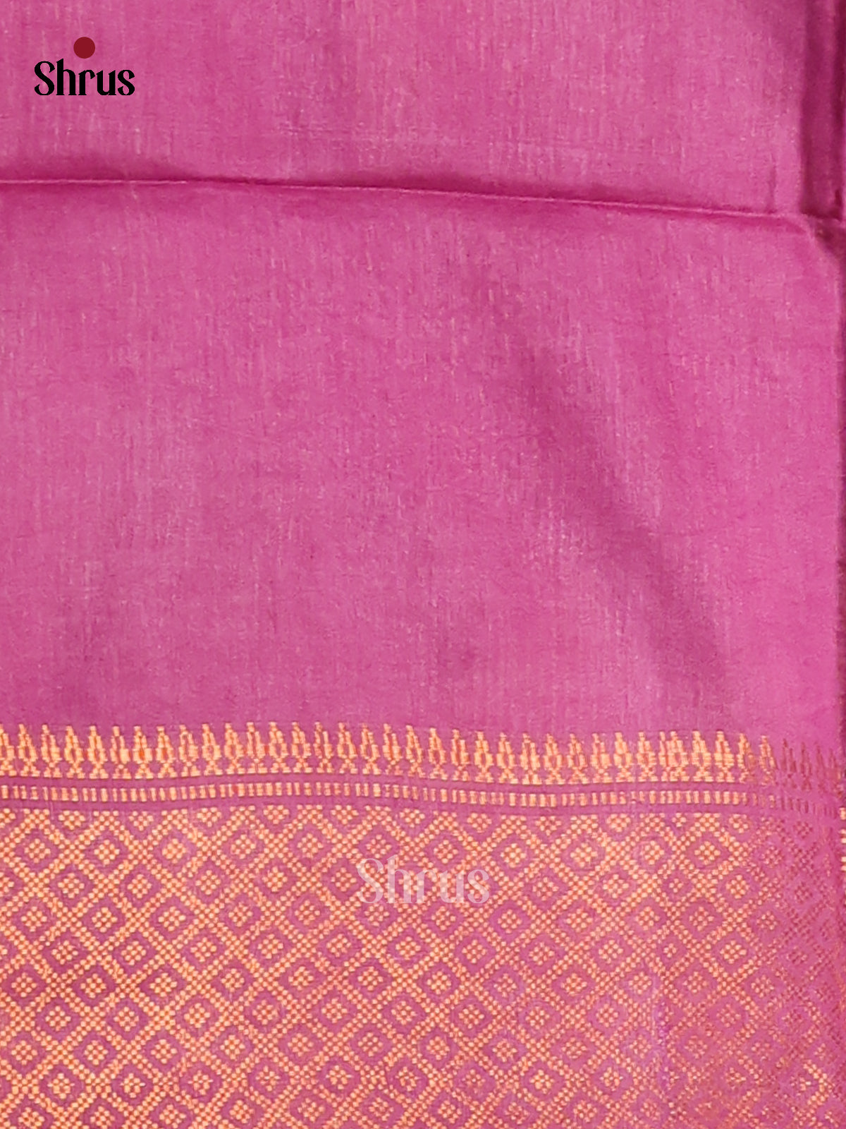 Purple & Pink - shibori saree - Shop on Shrus.com