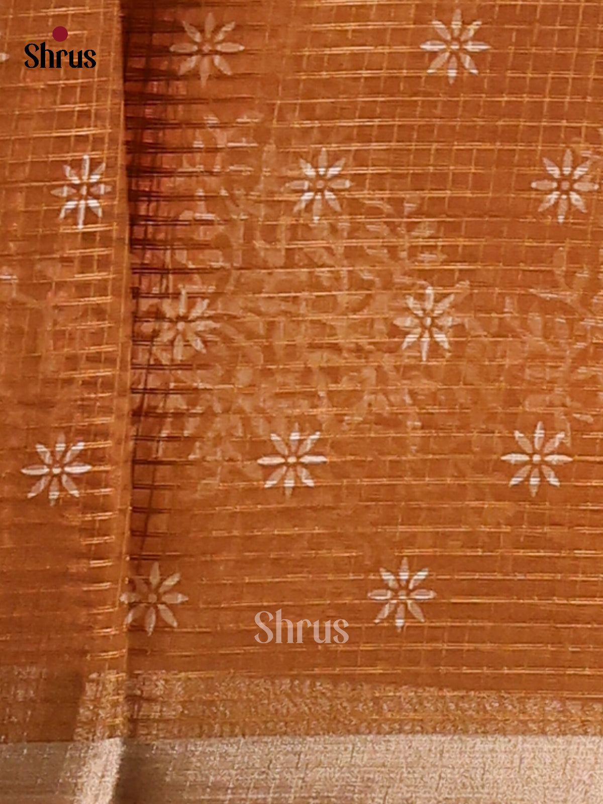 Dark Mustard - Kota Cotton Saree - Shop on Shrus.com