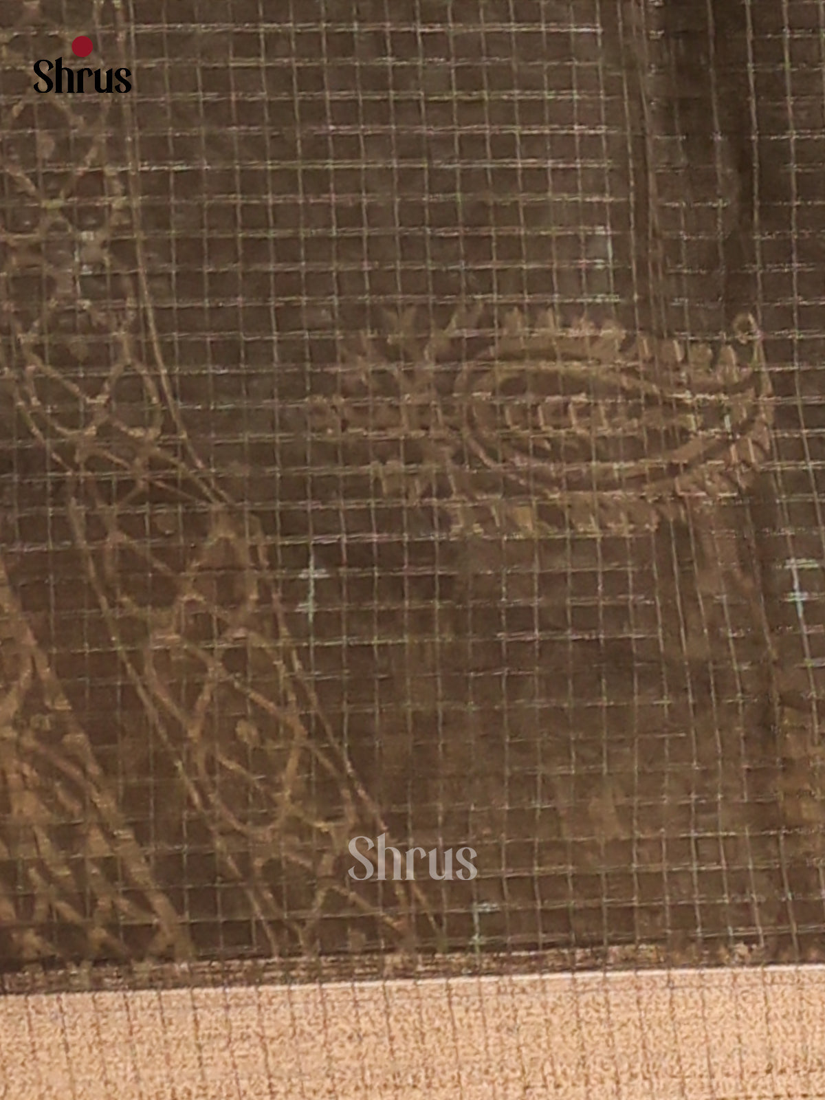 Chutney Green- Kota Cotton Saree - Shop on Shrus.com