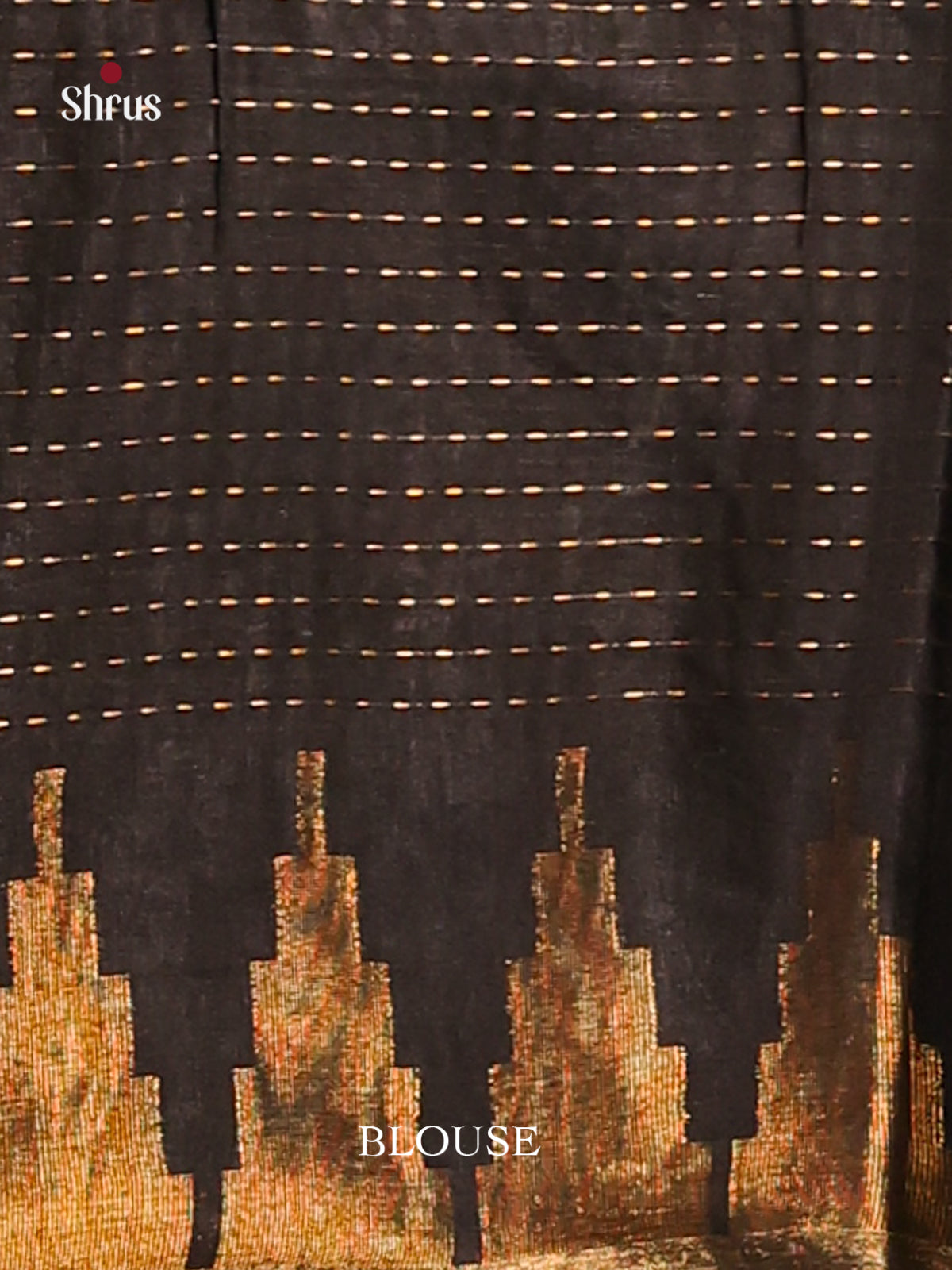 Black - Semi Tussar Saree - Shop on Shrus.com