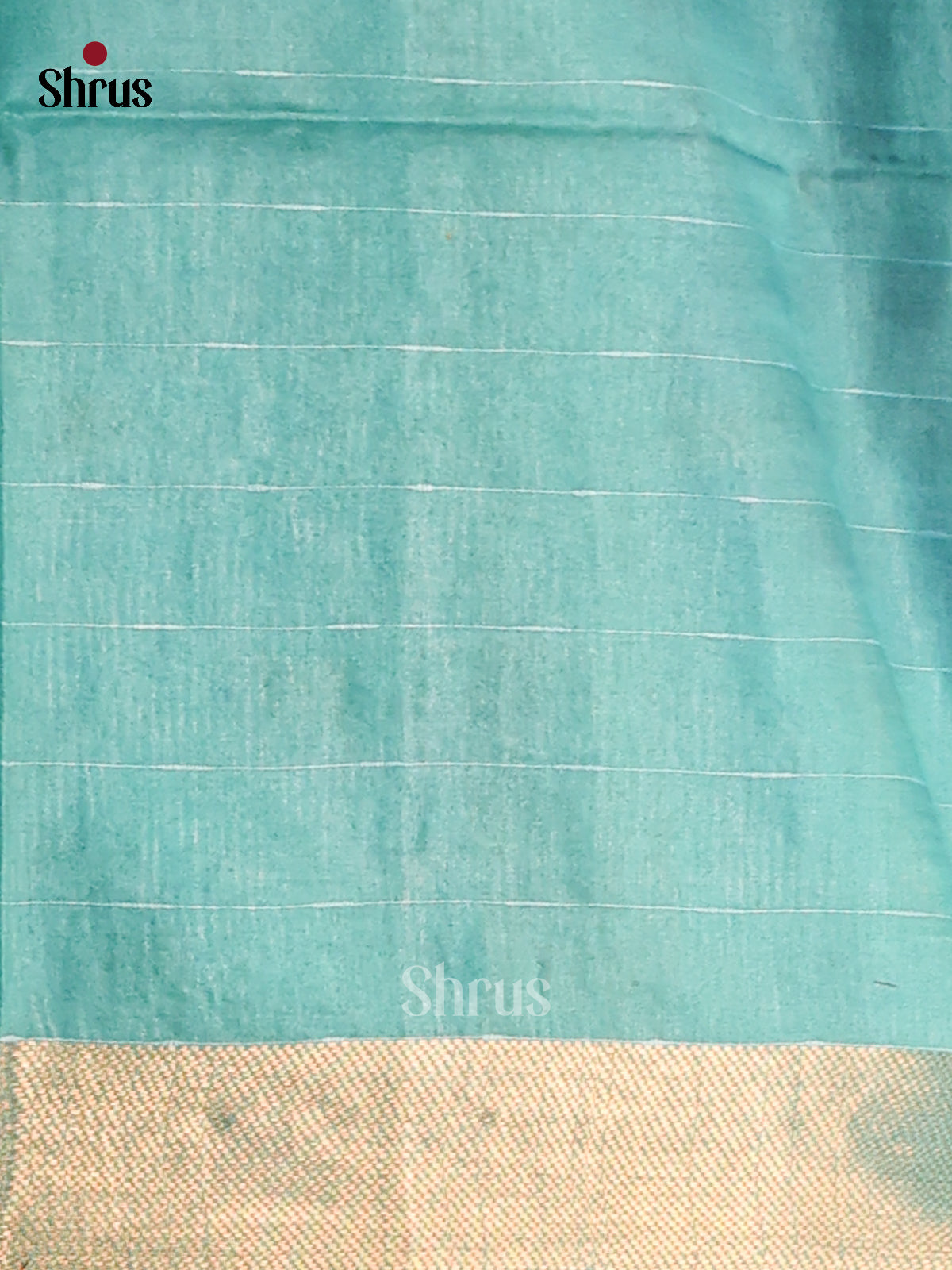 Maroon & Teal - Semi Tussar Saree - Shop on Shrus.com