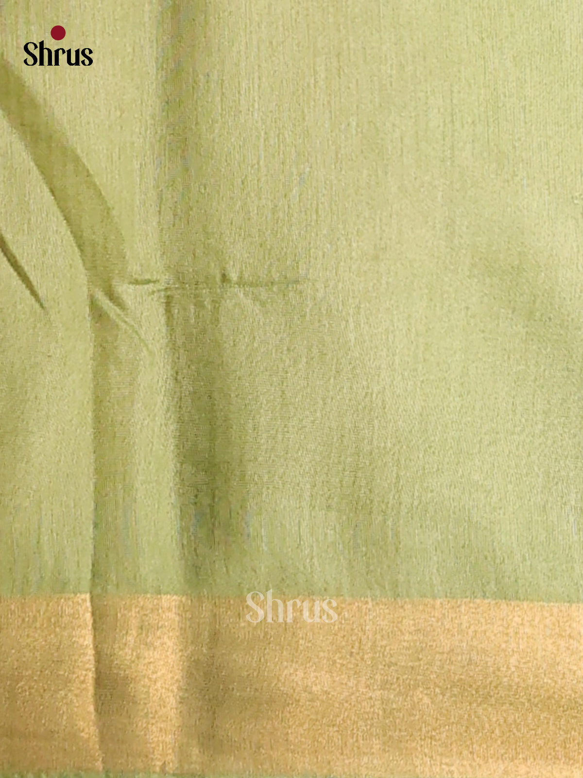 Pink & Green- Semi Tussar Saree - Shop on Shrus.com