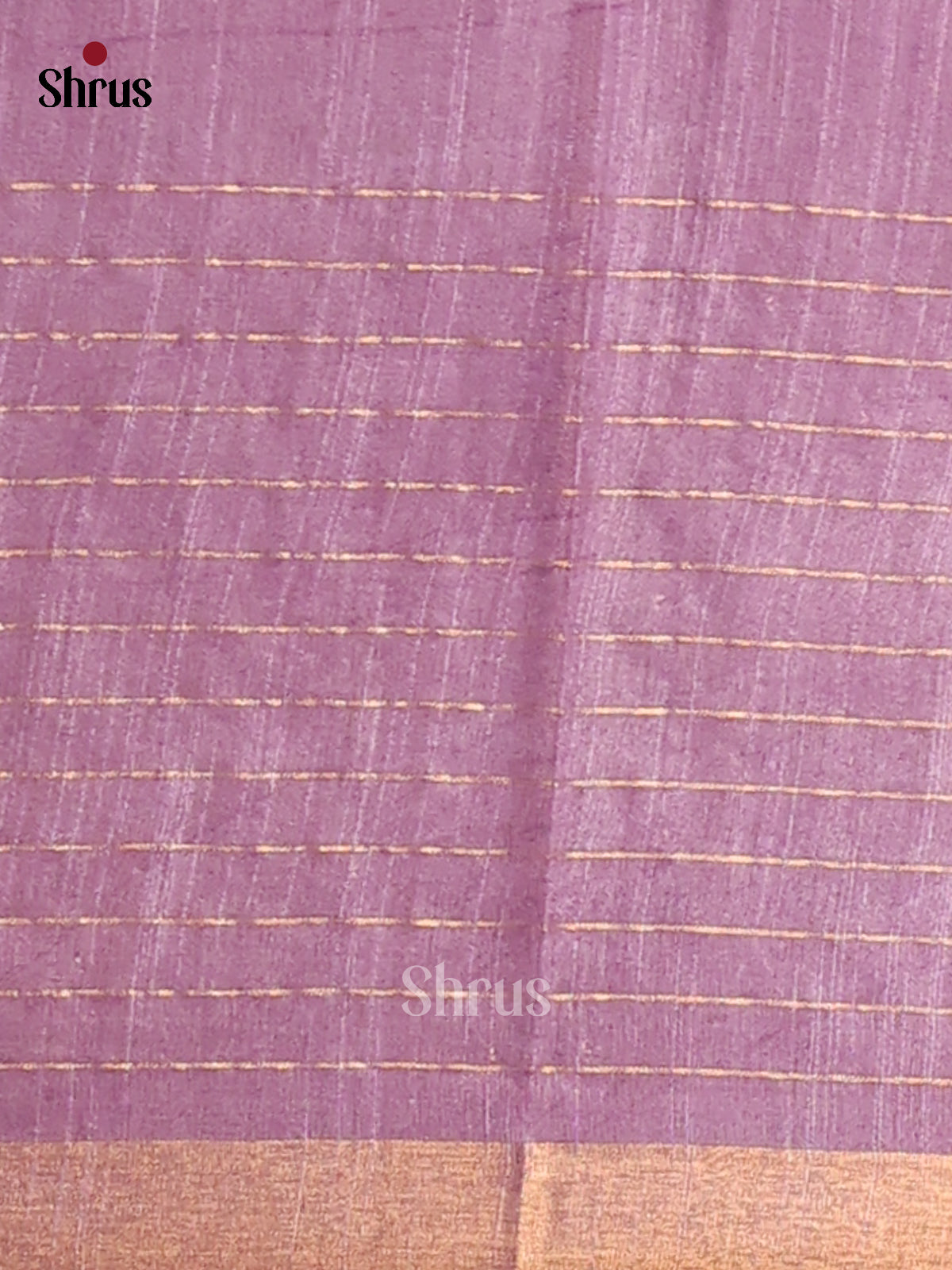 Pink & Lavender - Semi Tussar Saree - Shop on Shrus.com