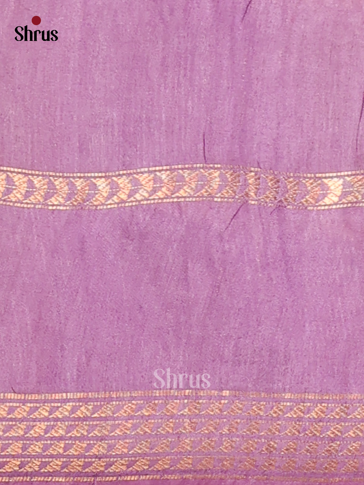 Brown & Lavender- Semi Tussar Saree - Shop on Shrus.com