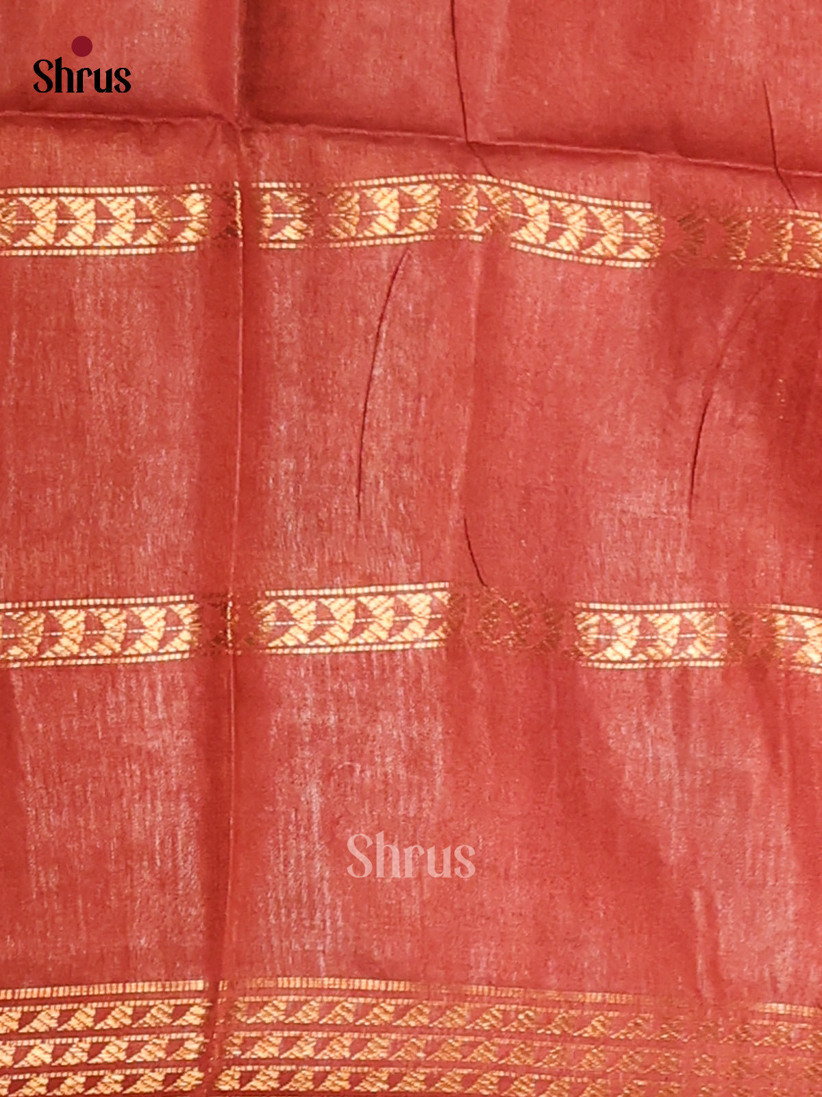 Light Blue & Brown- Semi Tussar Saree - Shop on Shrus.com