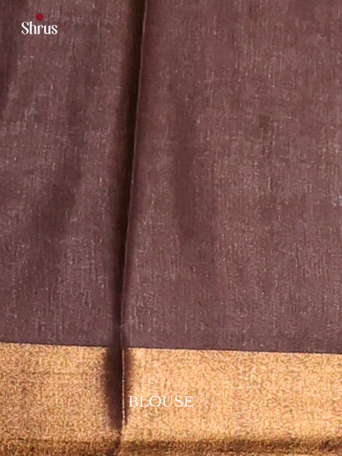 Beige & Brown- Semi Tussar Saree - Shop on Shrus.com