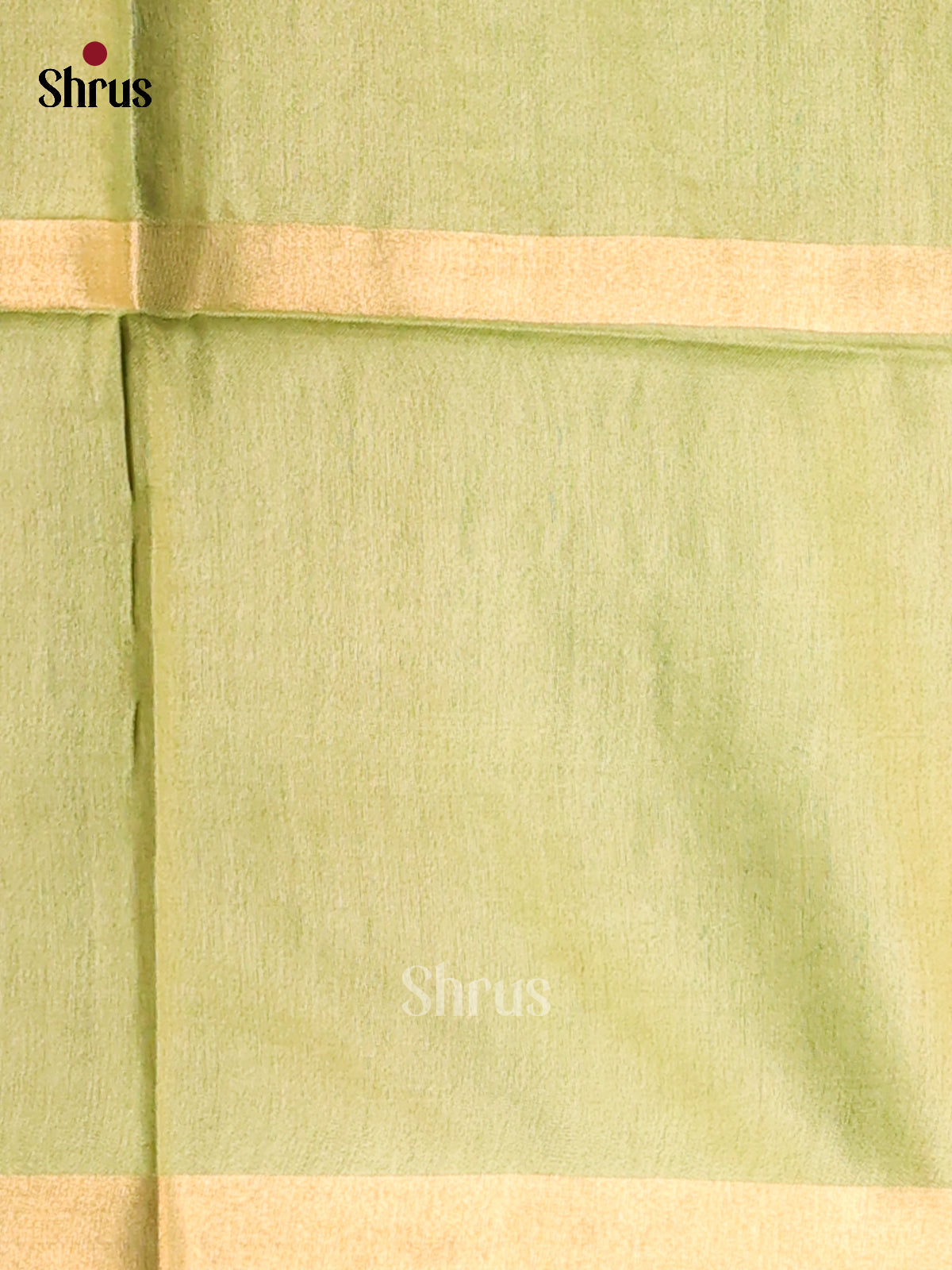 Pink & Pista Green- Semi Tussar Saree - Shop on Shrus.com