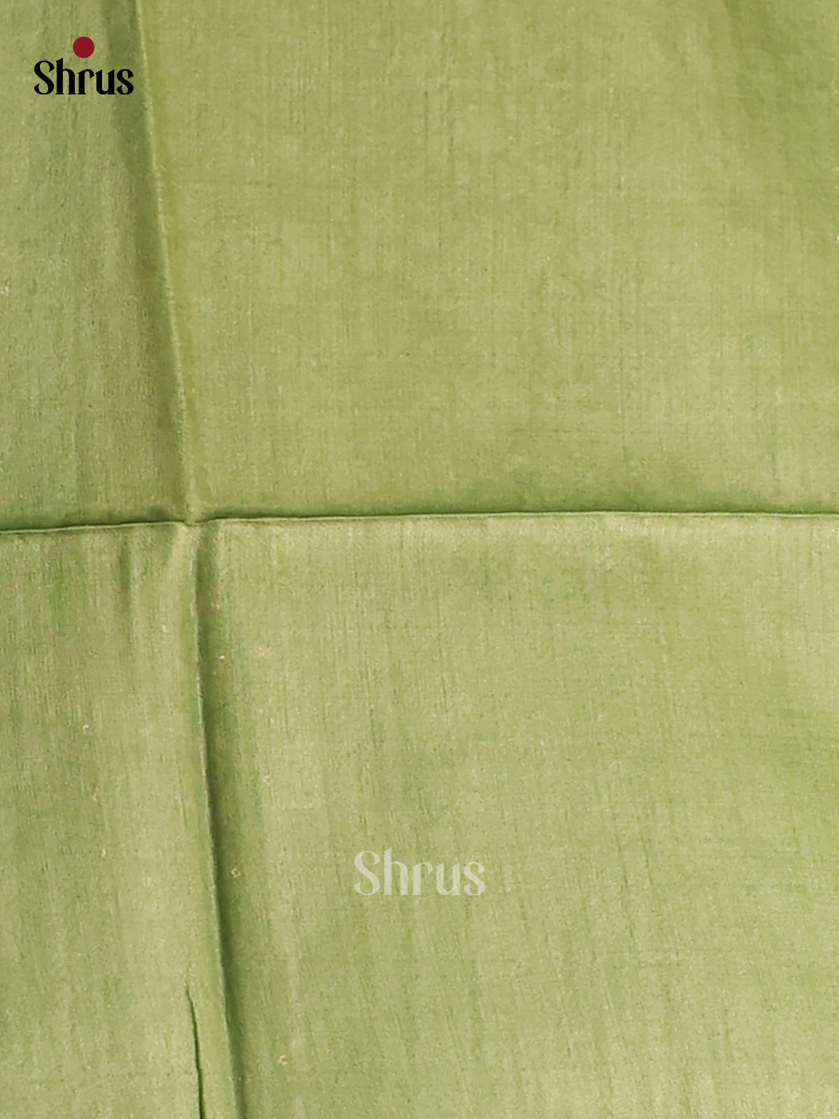 Peach & Green- Semi Tussar Saree - Shop on Shrus.com